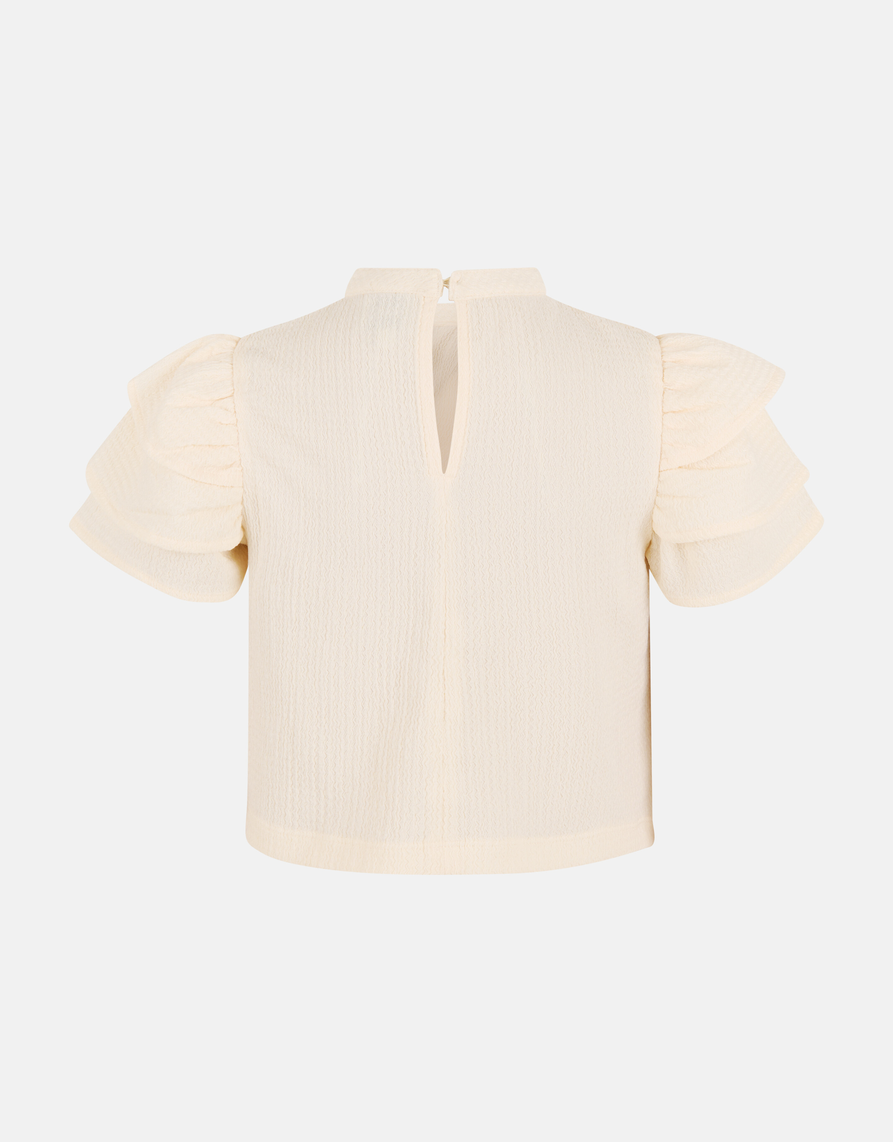 Crinkle Top Off White SHOEBY GIRLS