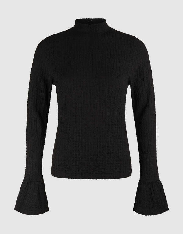 Struktur Top Schwarz SHOEBY WOMEN