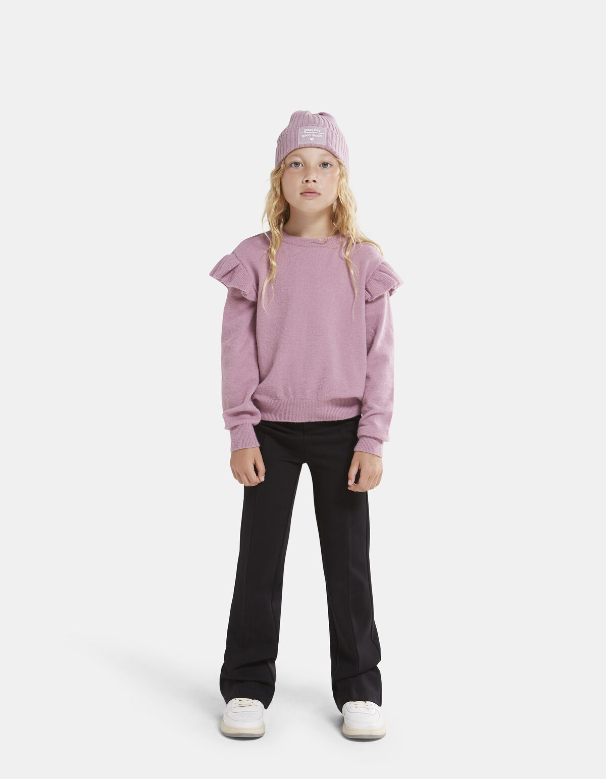 Schulter-Rüschen-Pullover SHOEBY GIRLS