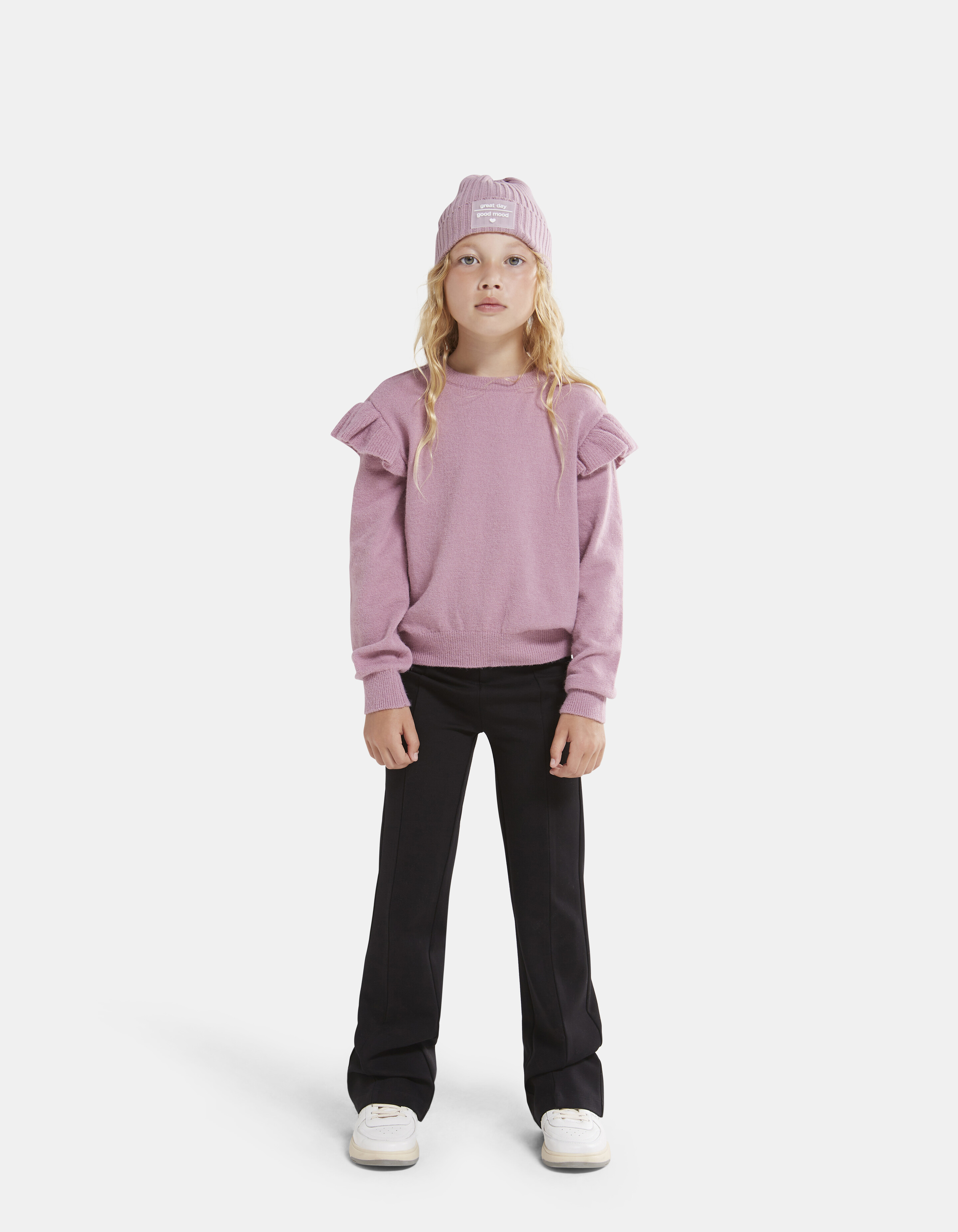 Schulter-Rüschen-Pullover SHOEBY GIRLS