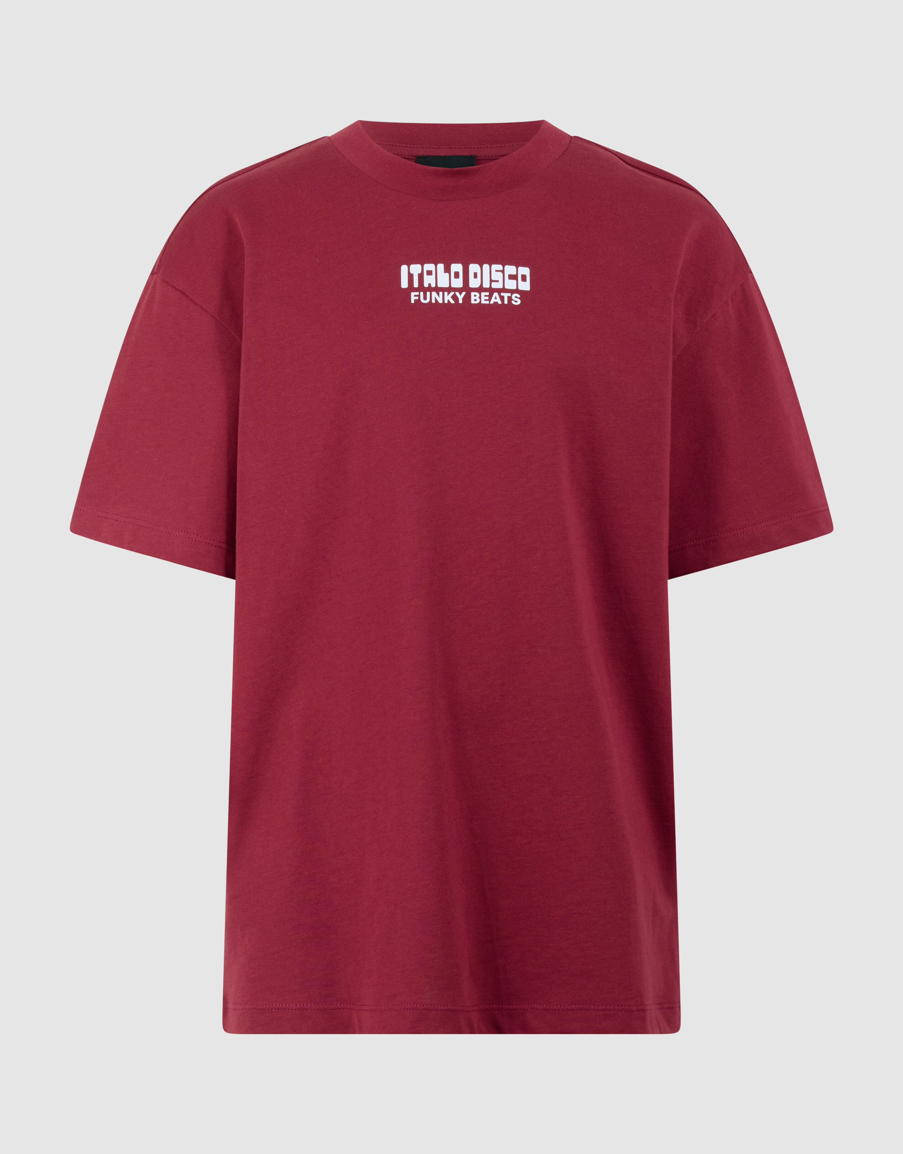 Disco Artwork T-Shirt Dunkelrot SHOEBY BOYS