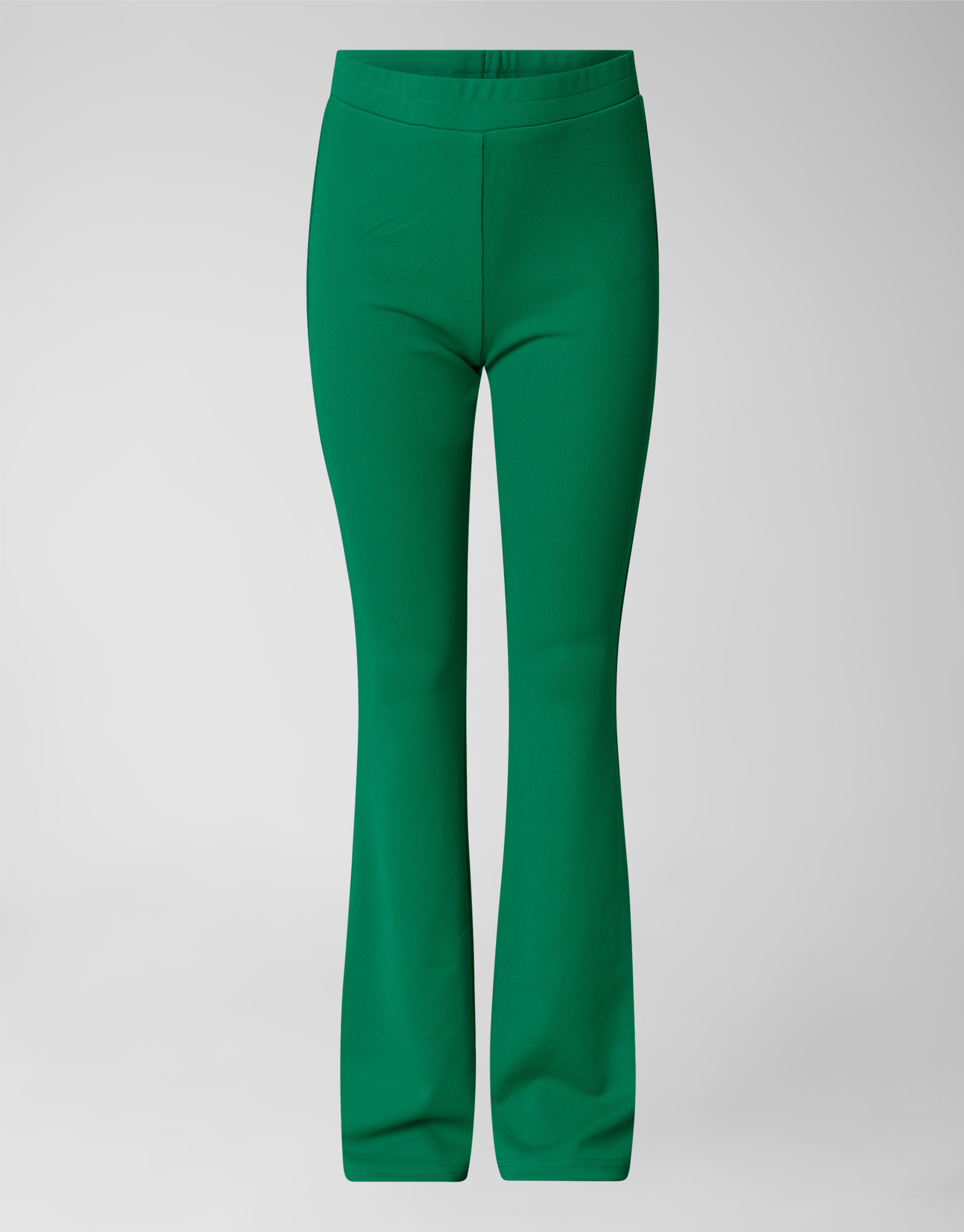 Ausgestellte Rippen-Leggings Grün SHOEBY GIRLS