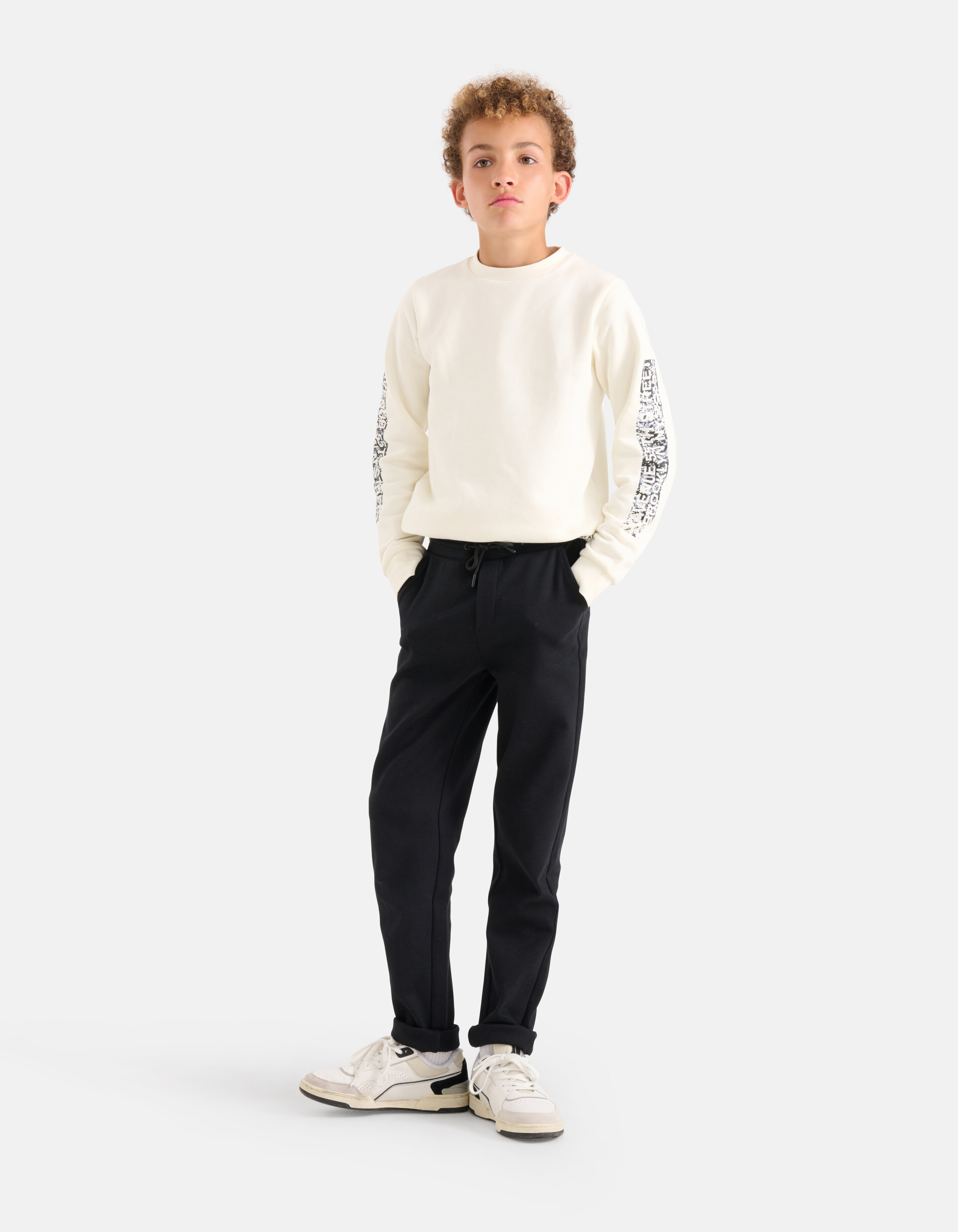 Slim Fit-Hose Schwarz SHOEBY BOYS