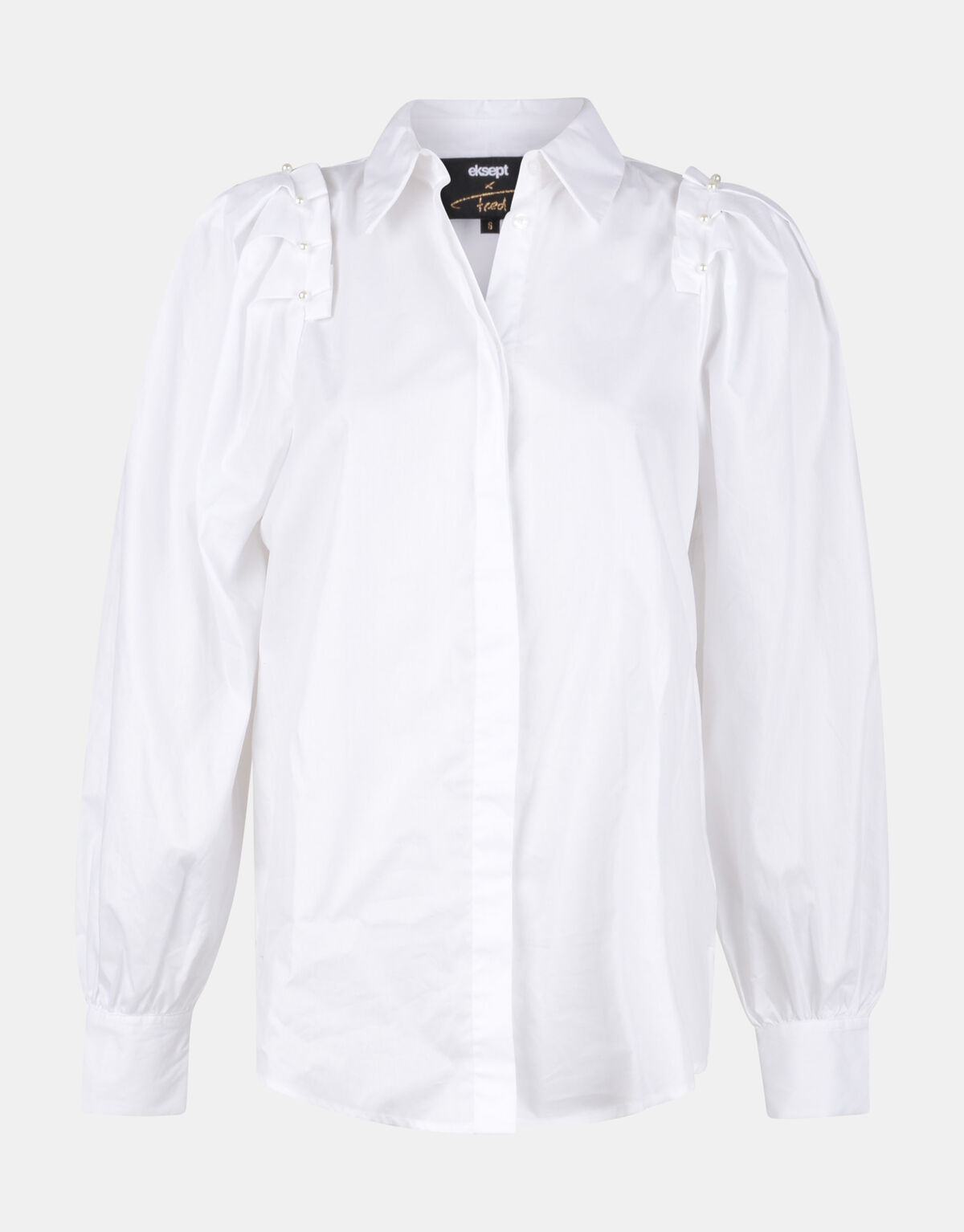 Popeline Bluse von Fred van Leer EKSEPT