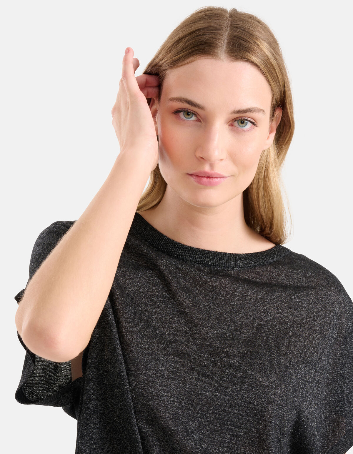 Lose geschnittenes T-Shirt Anthrazit SHOEBY WOMEN