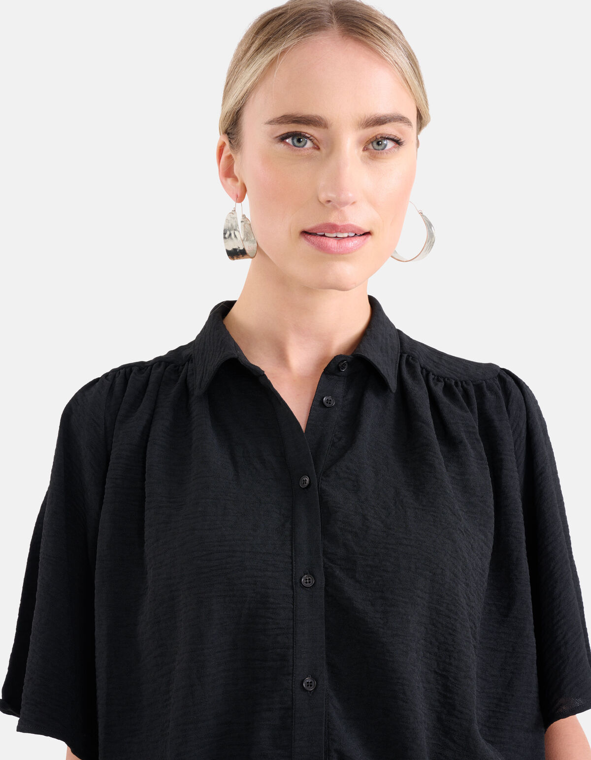Structuur Top Zwart SHOEBY WOMEN