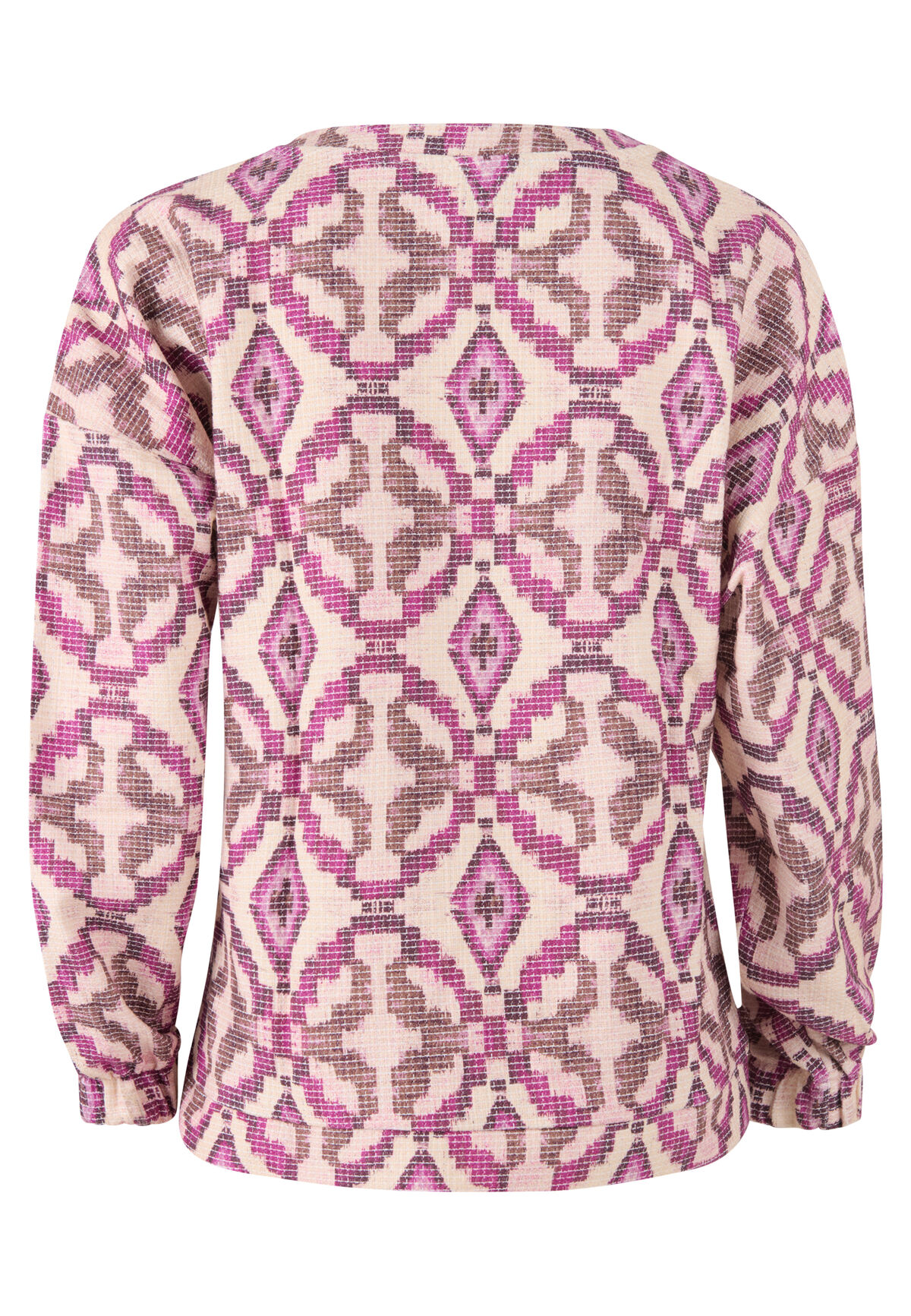 Pullover mit grafischem Print Violett SHOEBY WOMEN