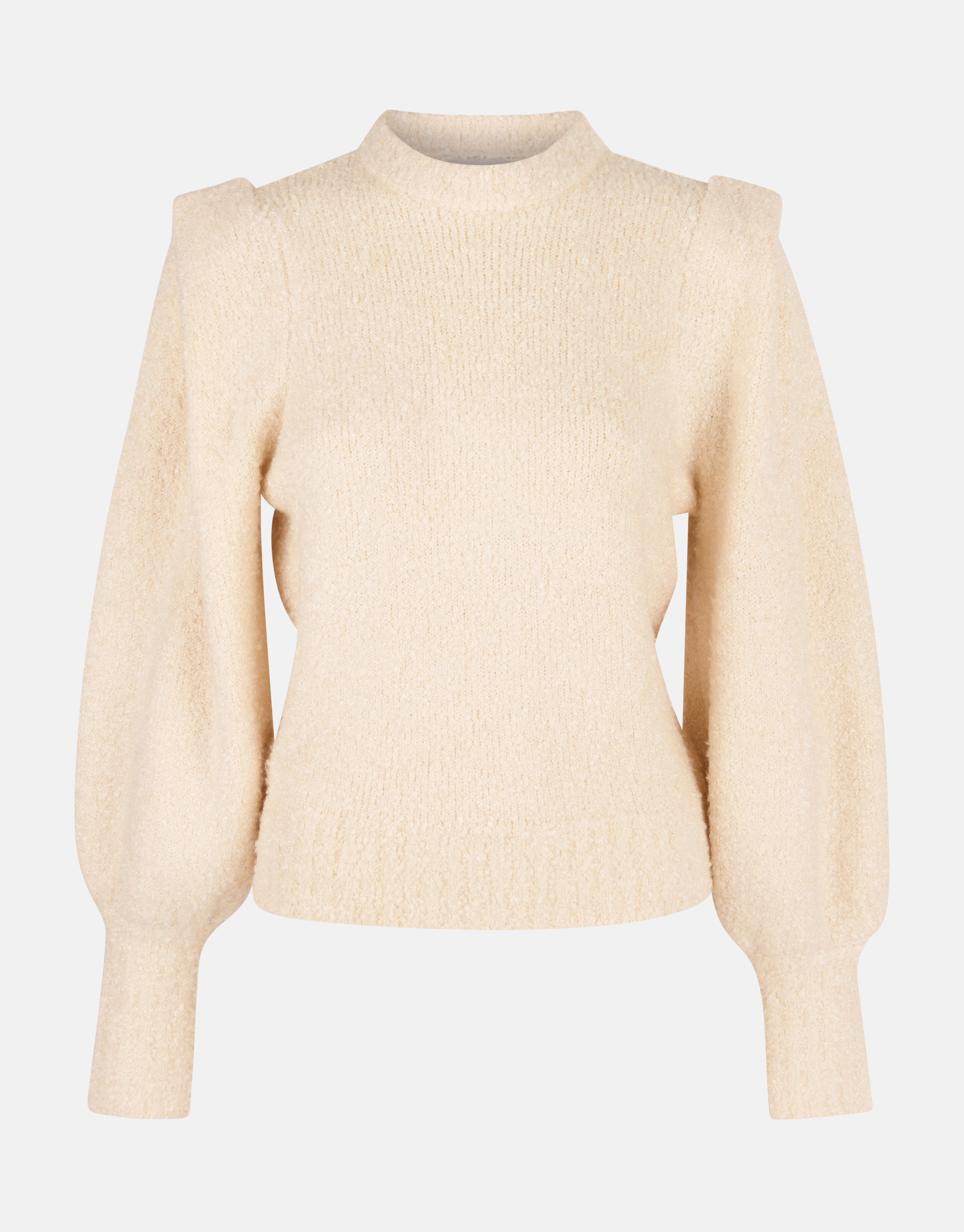 Boucle-Pullover Off White SHOEBY WOMEN