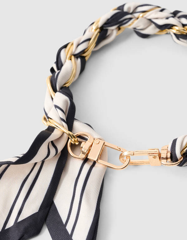 Schalband Schwarz/Wei&szlig; SHOEBY ACCESSOIRES