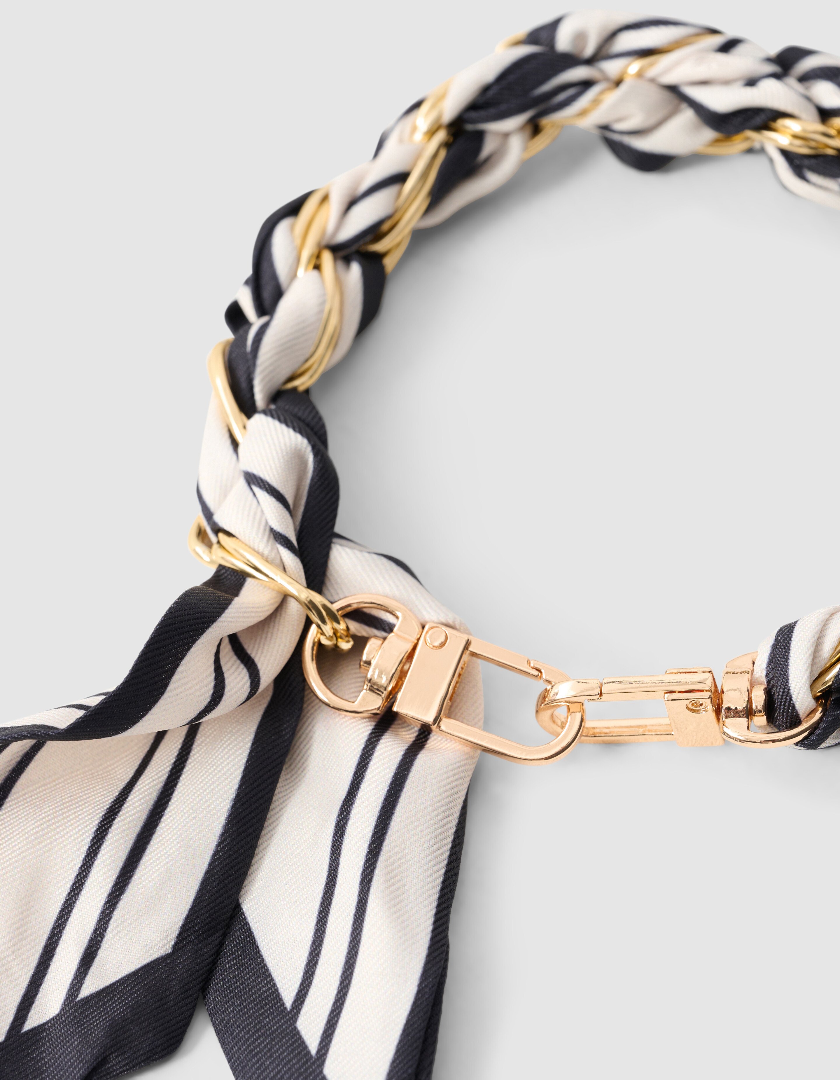 Schalband Schwarz/Wei&szlig; SHOEBY ACCESSOIRES