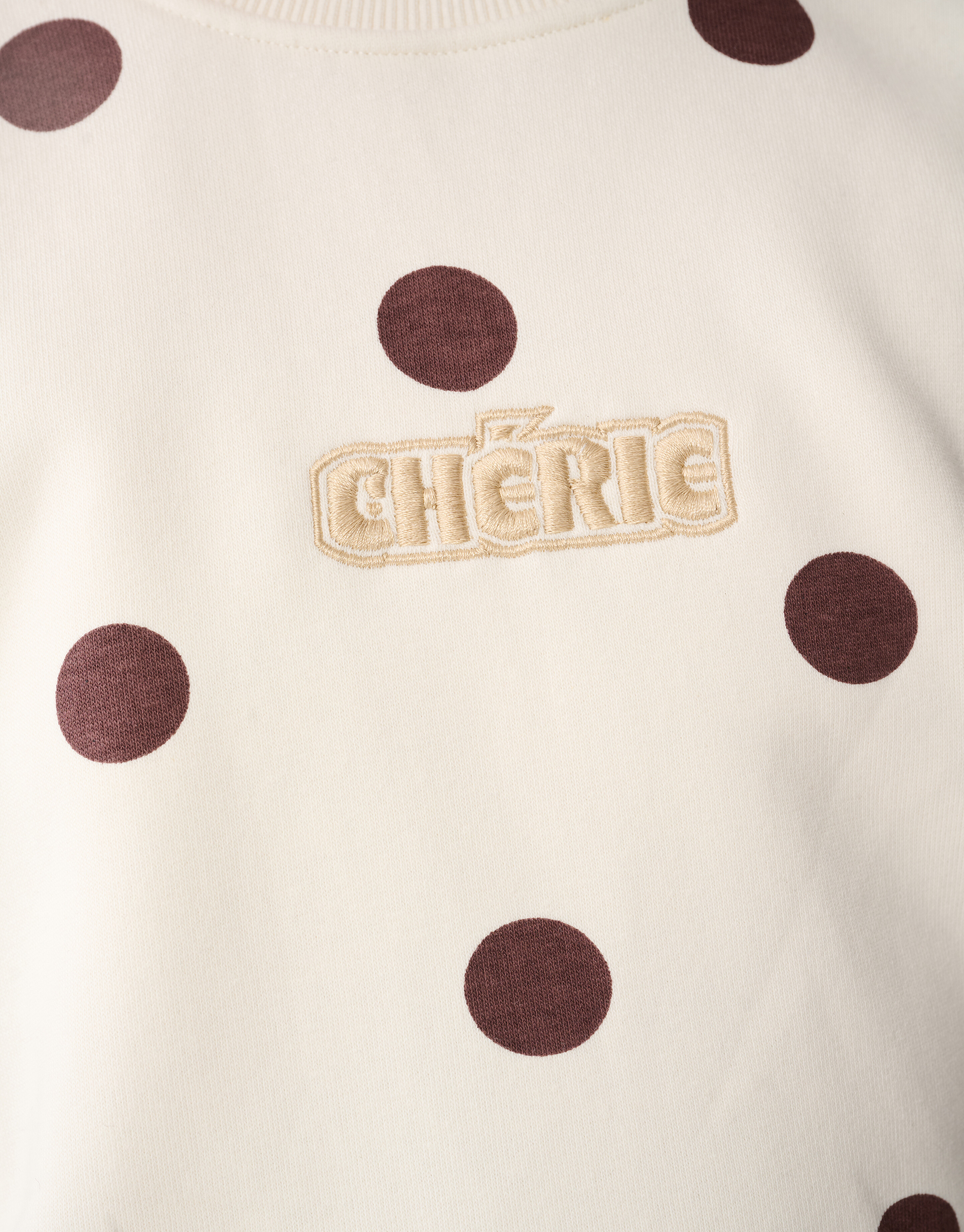 Gepunkteter Pullover, cremefarben SHOEBY GIRLS