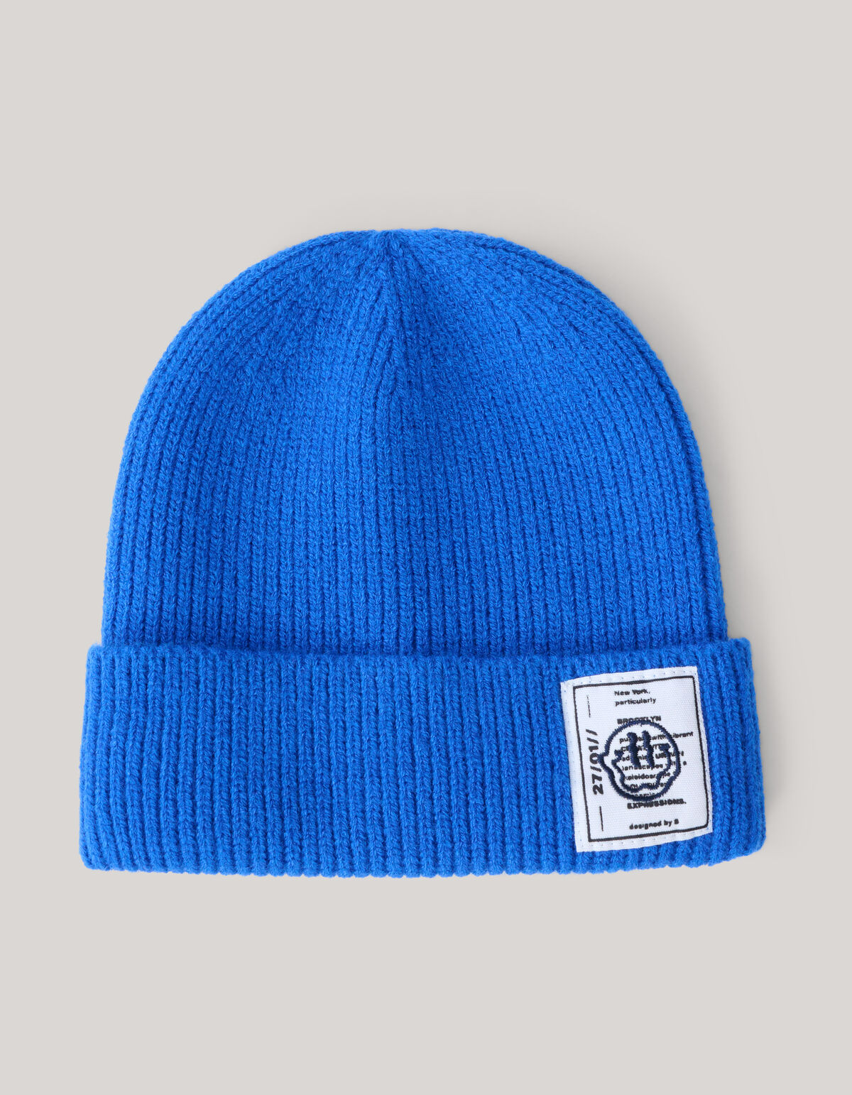 Label Beanie Blau SHOEBY ACCESSOIRES
