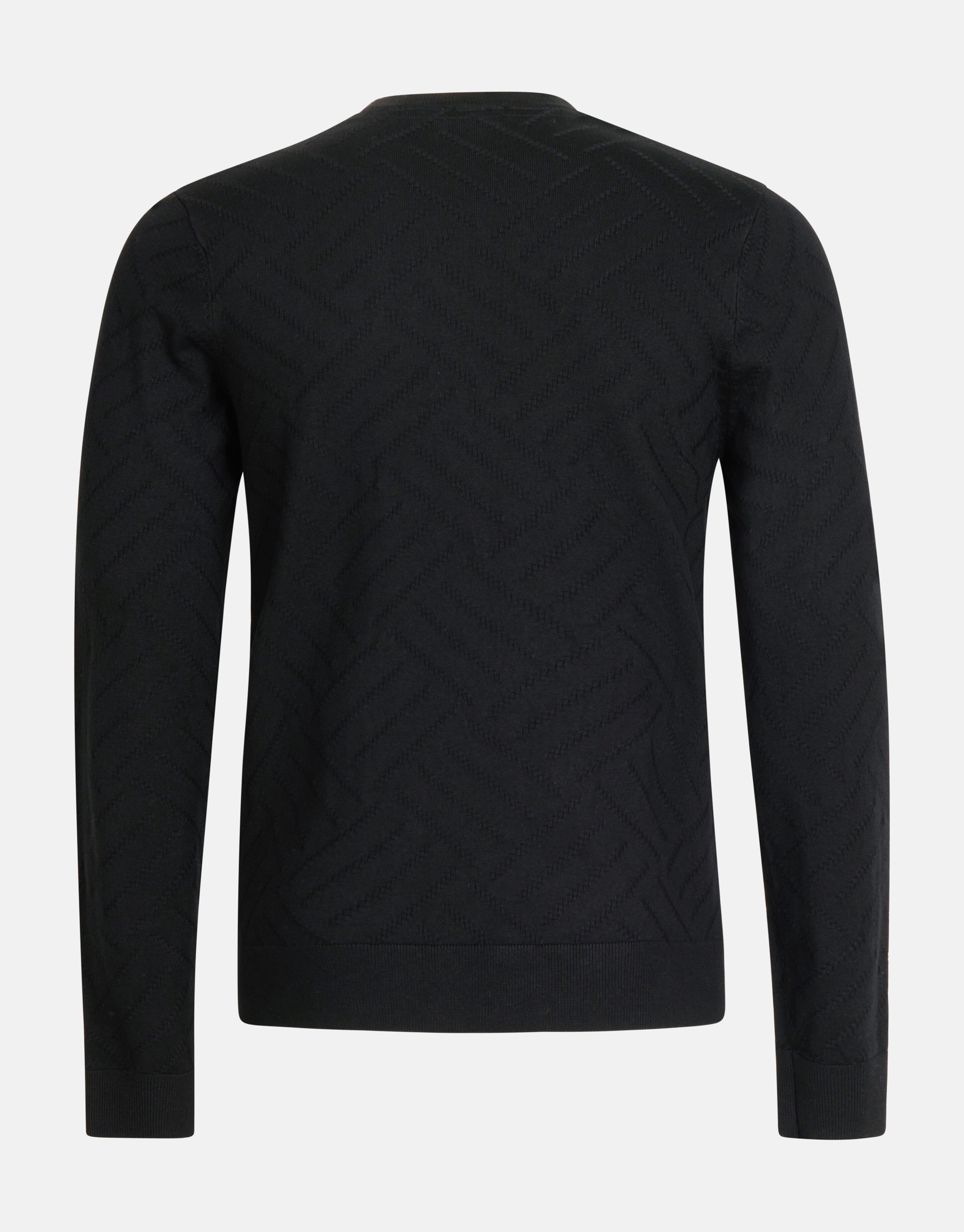 Diagonaler Pullover Schwarz SHOEBY MEN