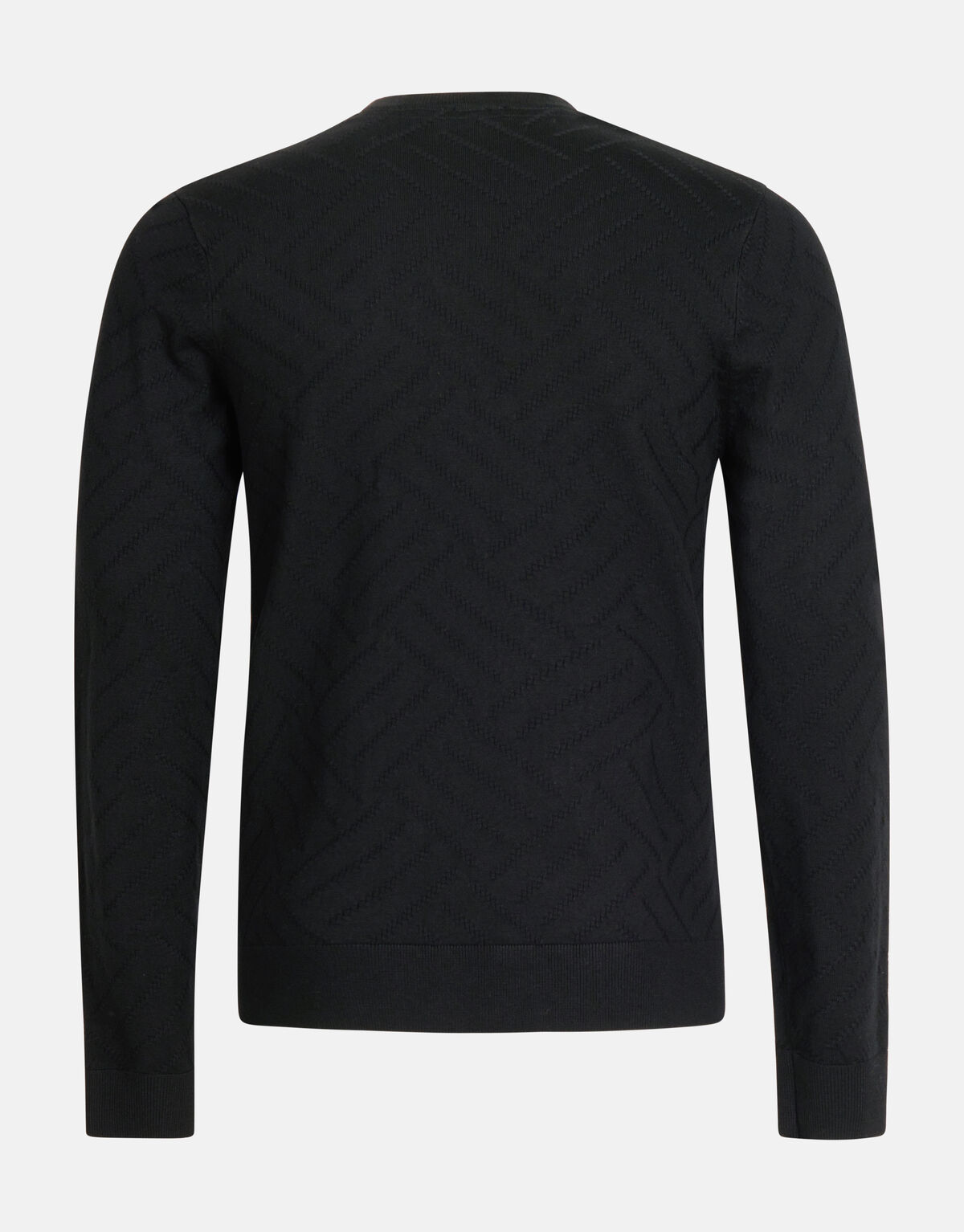 Diagonaler Pullover Schwarz SHOEBY MEN
