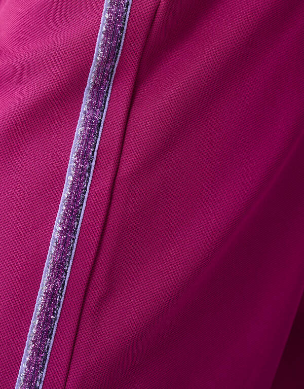 Hose mit weitem Bein und Glitzerstreifen in Rosa SHOEBY GIRLS