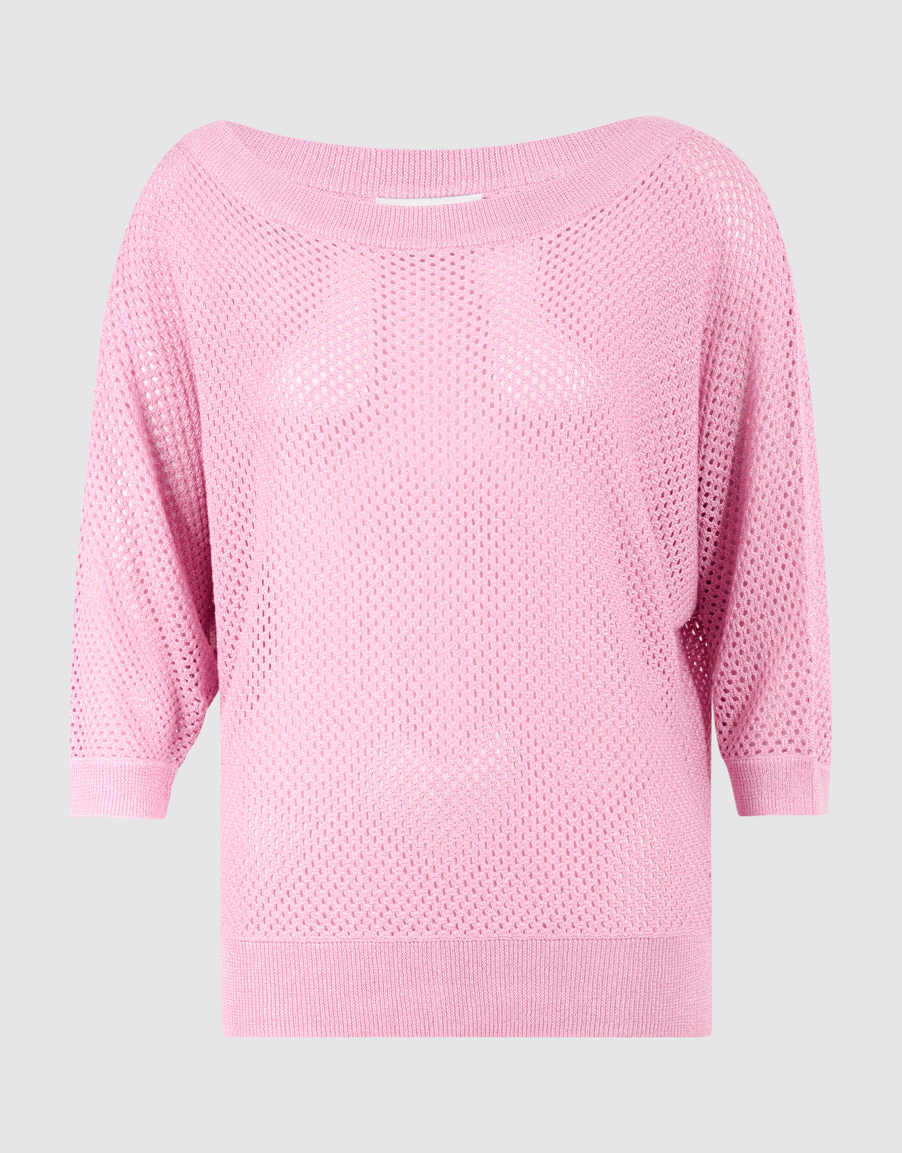 Glitzer Ajour Pullover Rosa SHOEBY WOMEN