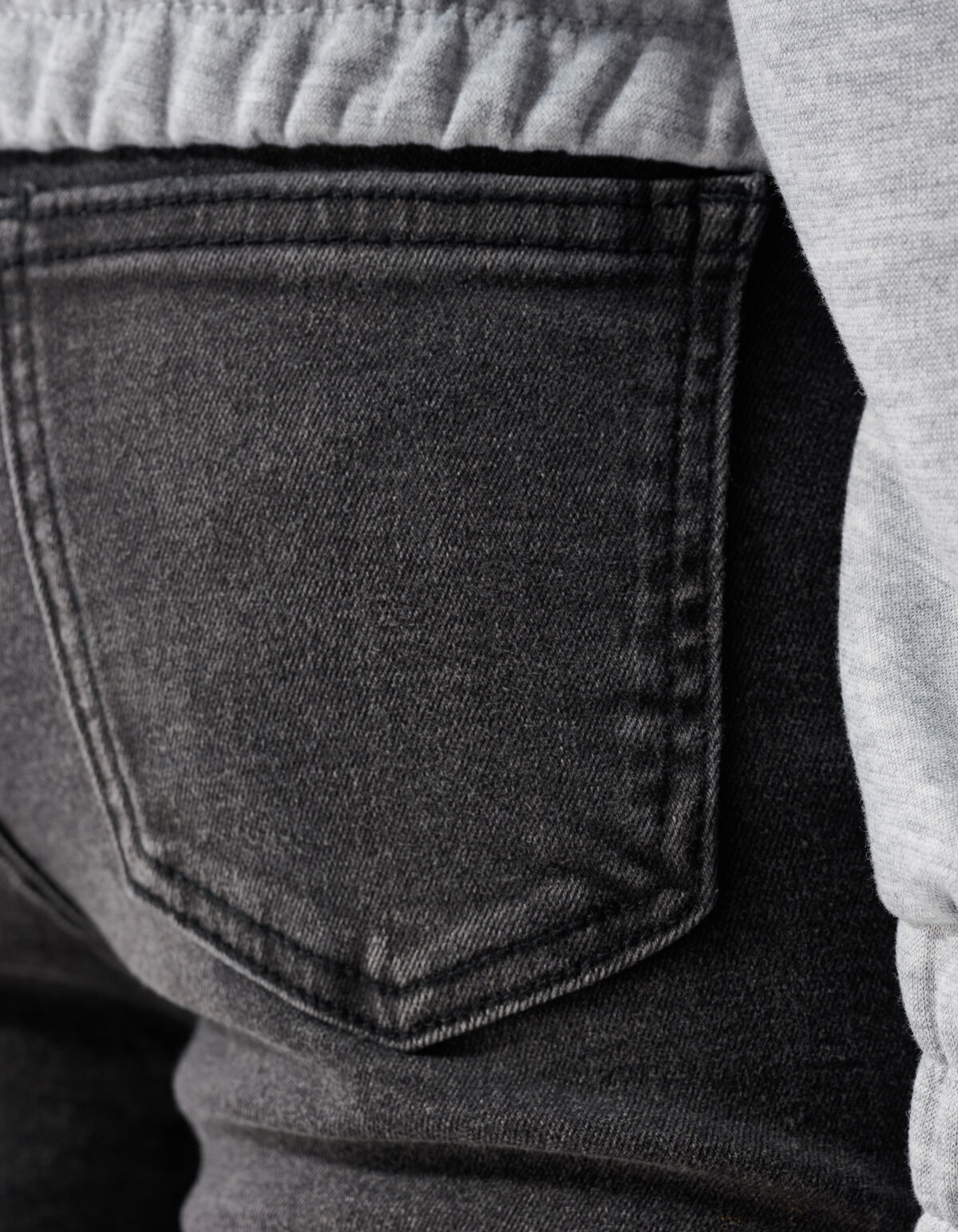 Flared Denim Jeans Schwarz SHOEBY GIRLS