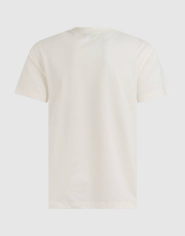 Genähtes Kunstwerk T-shirt Gebroken Wit SHOEBY MEN