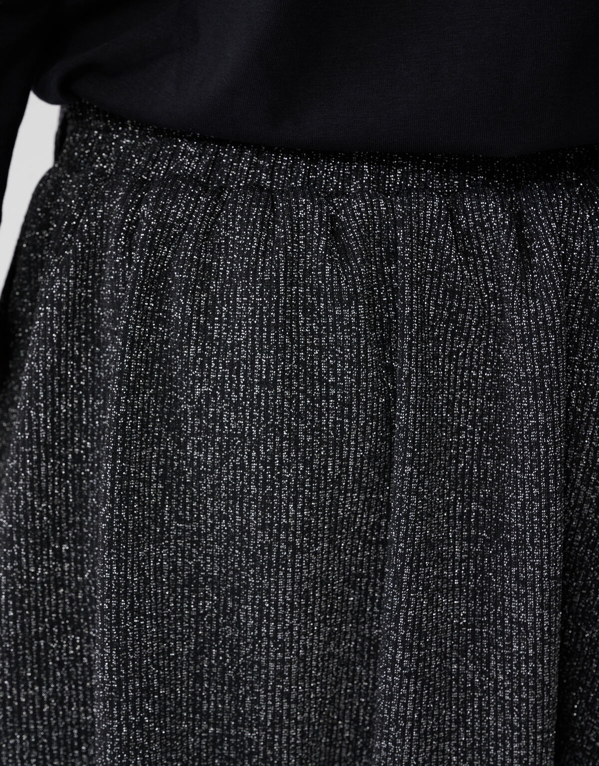 Minirock mit Glitzerschleife in Schwarz SHOEBY ACCESSOIRES