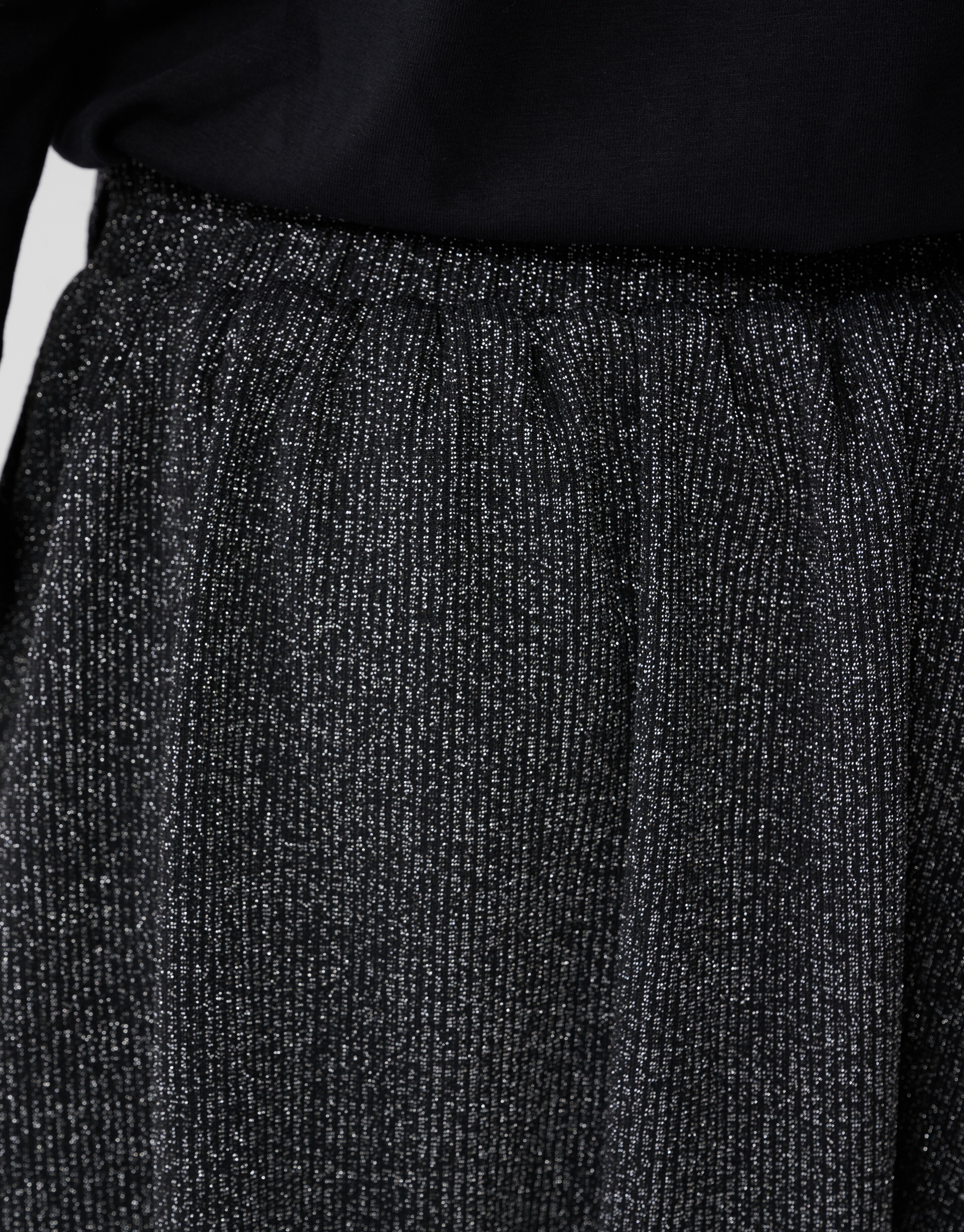 Minirock mit Glitzerschleife in Schwarz SHOEBY ACCESSOIRES