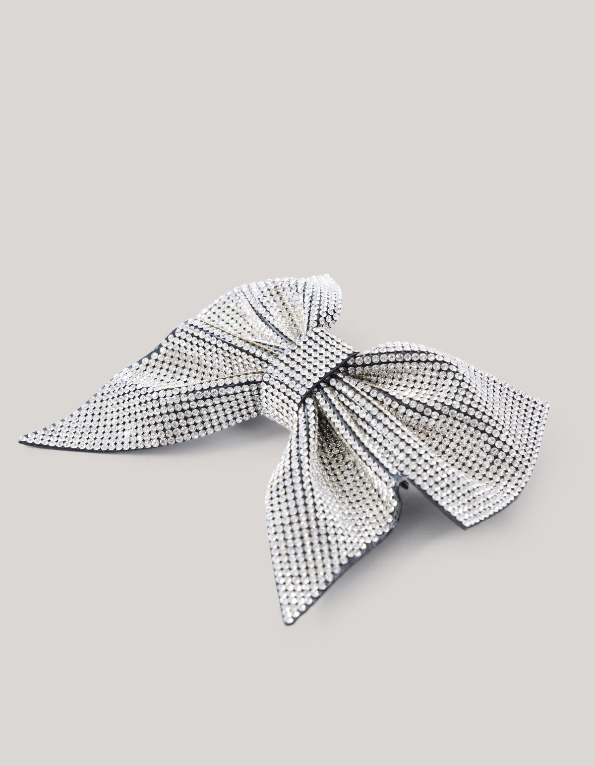 Strass Schleife Haarspange Silber By Lizzy SHOEBY ACCESSOIRES