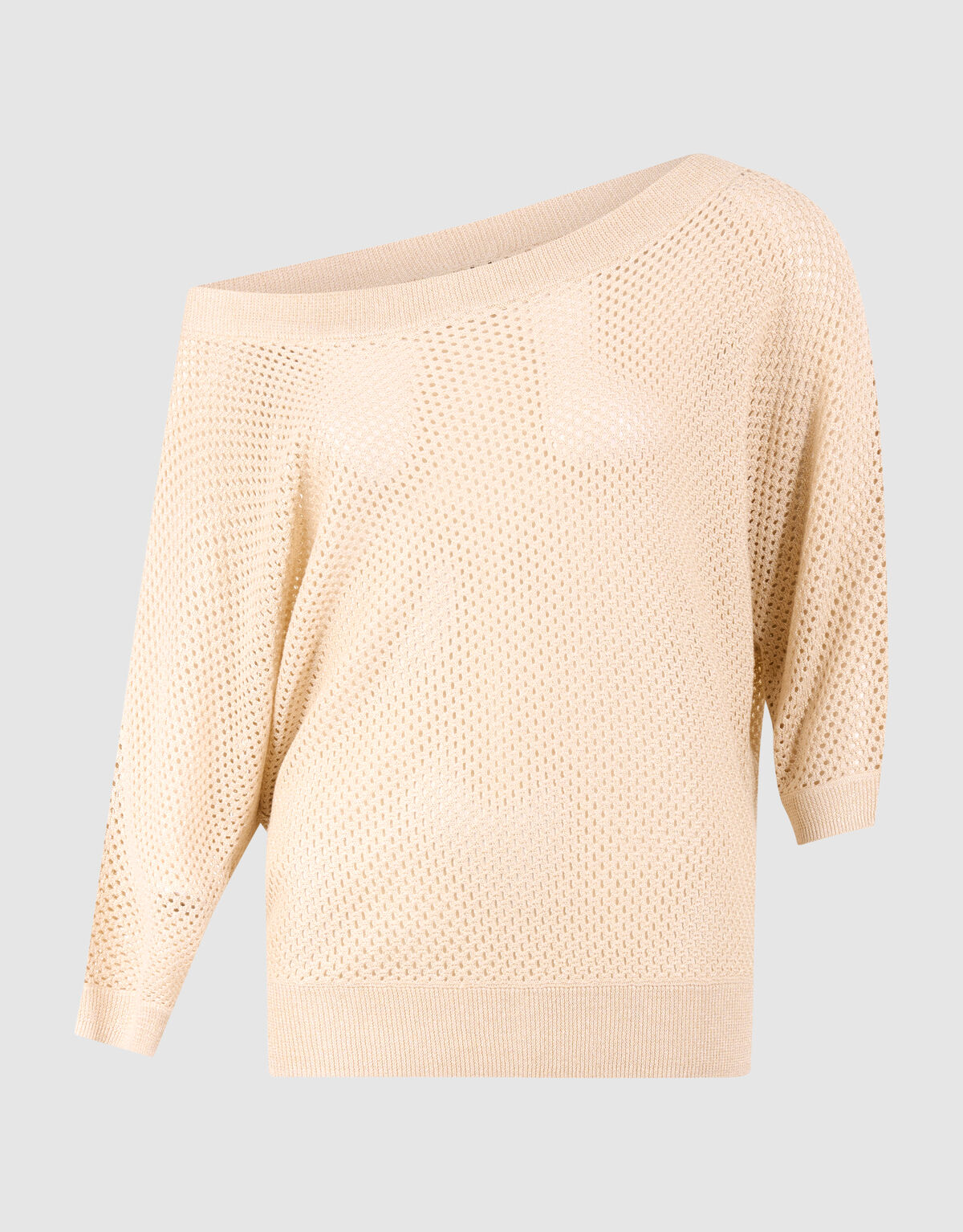Glitzer Ajour Pullover Sand SHOEBY WOMEN