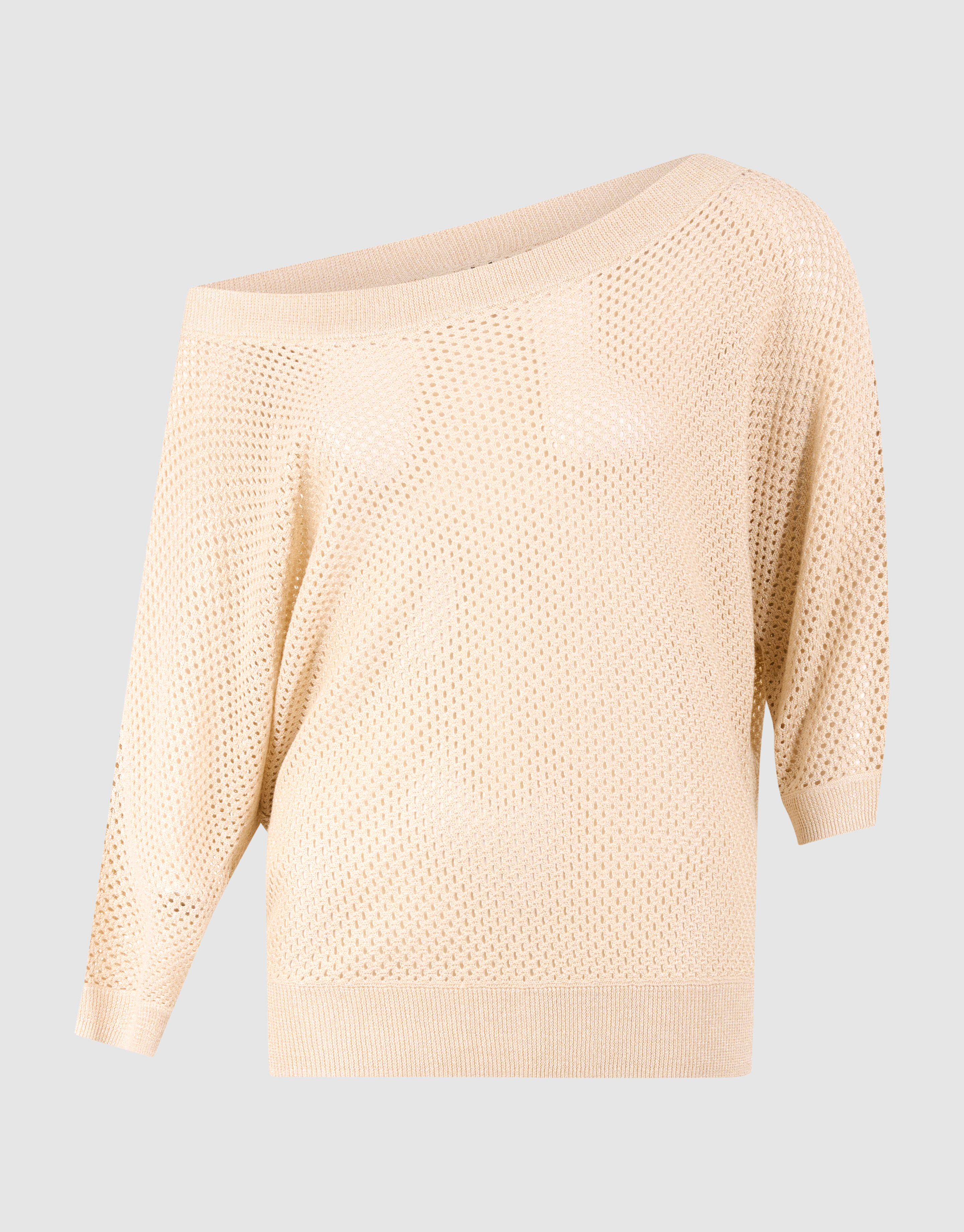 Glitzer Ajour Pullover Sand SHOEBY WOMEN