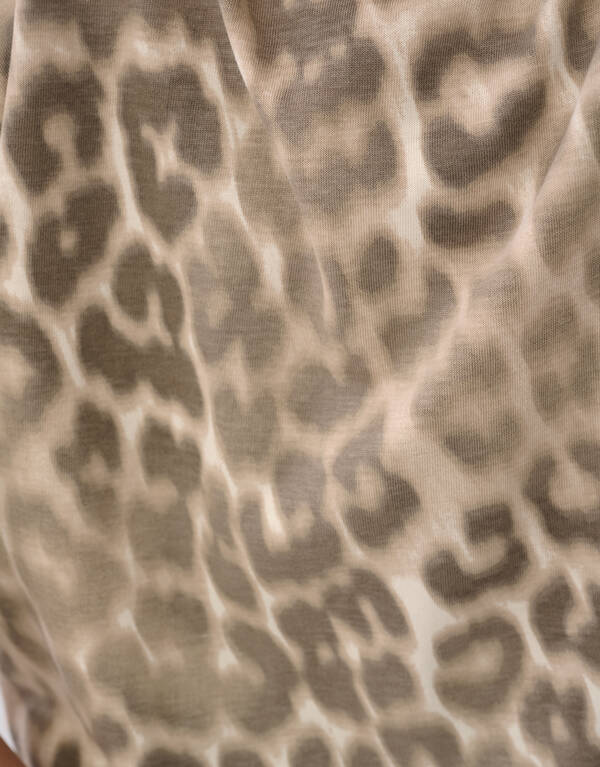 Oversized Leopard T-Shirt Hellbraun SHOEBY GIRLS