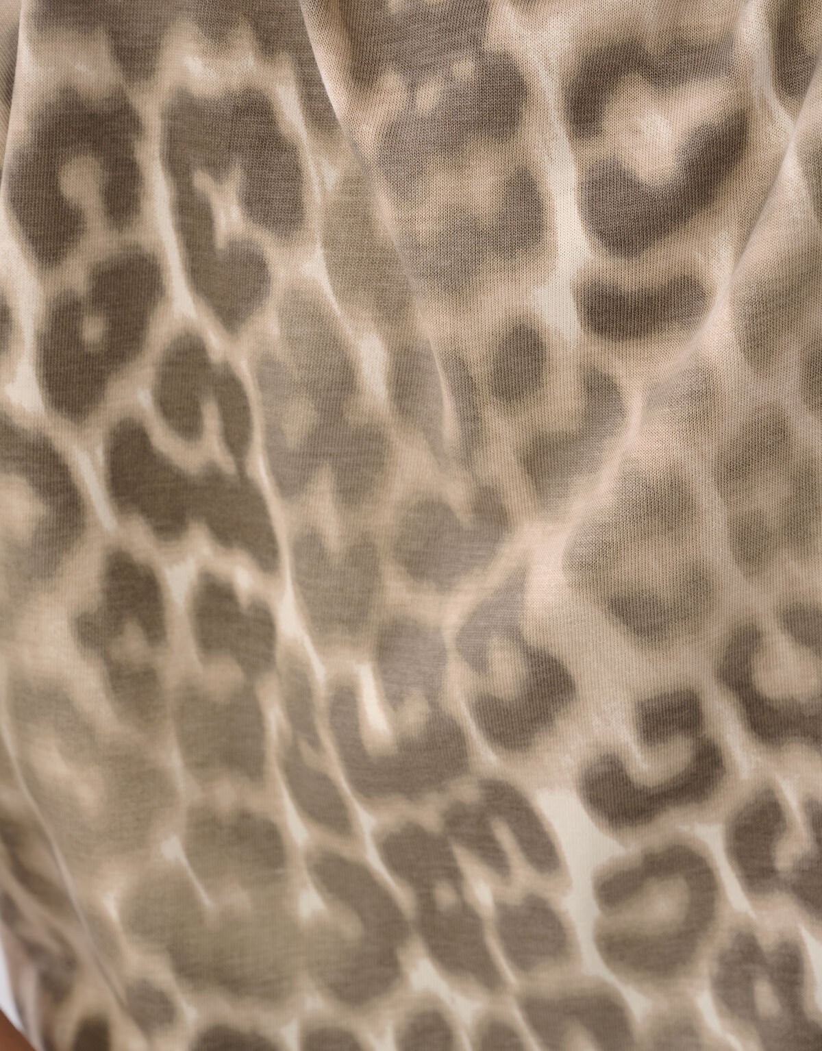 Oversized Leopard T-Shirt Hellbraun SHOEBY GIRLS