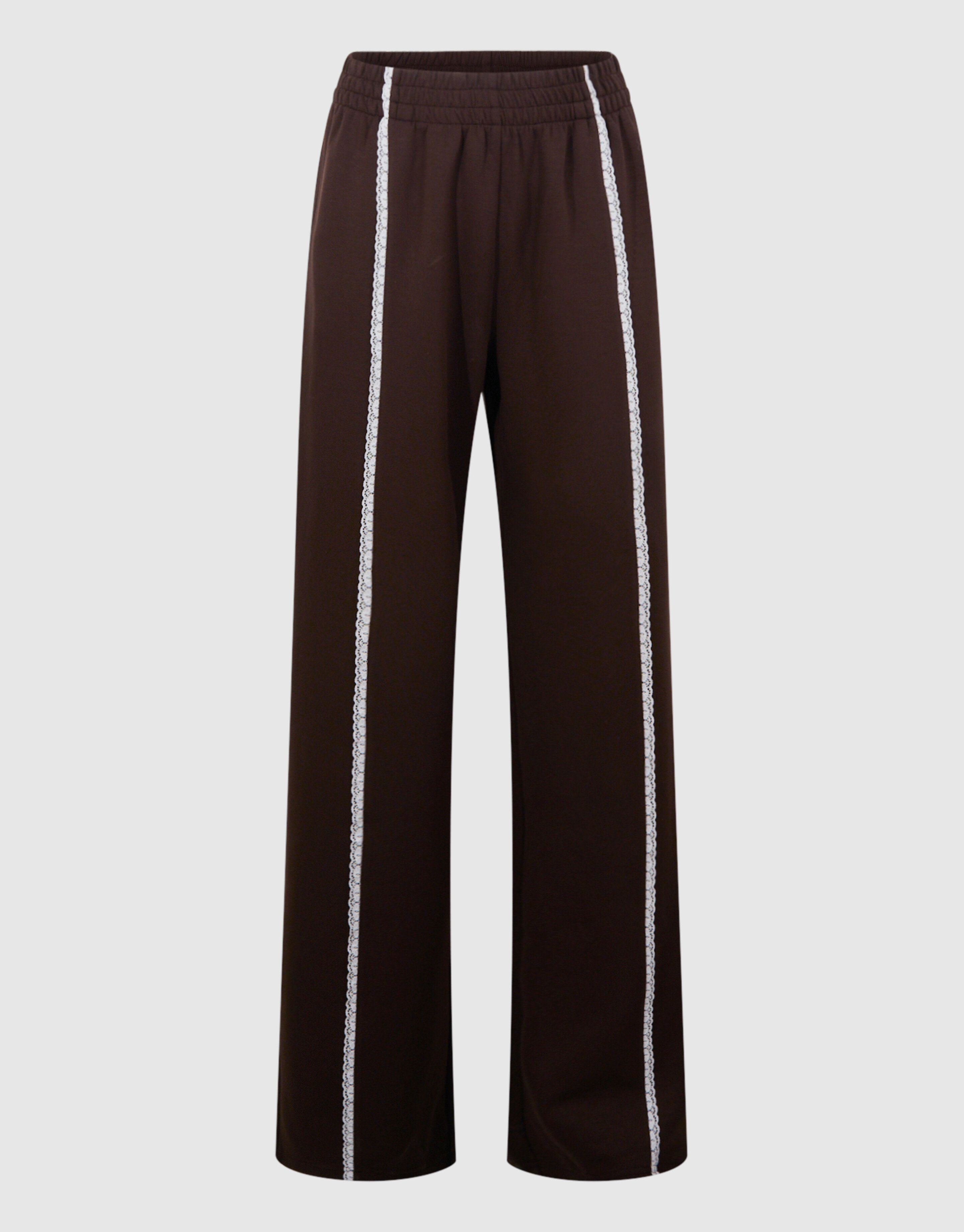 Kanten Wide Leg Hose Braun SHOEBY WOMEN