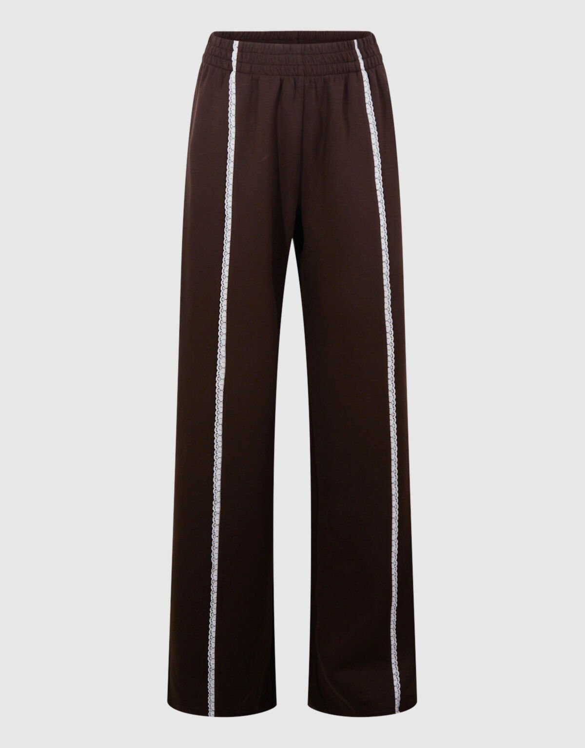 Kanten Wide Leg Hose Braun SHOEBY WOMEN
