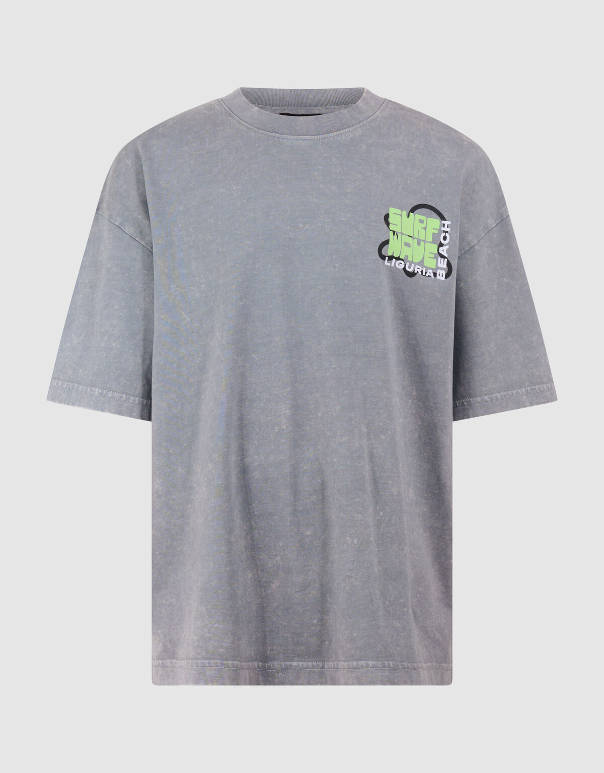 Surf Wave Artwork T-Shirt Grau SHOEBY BOYS
