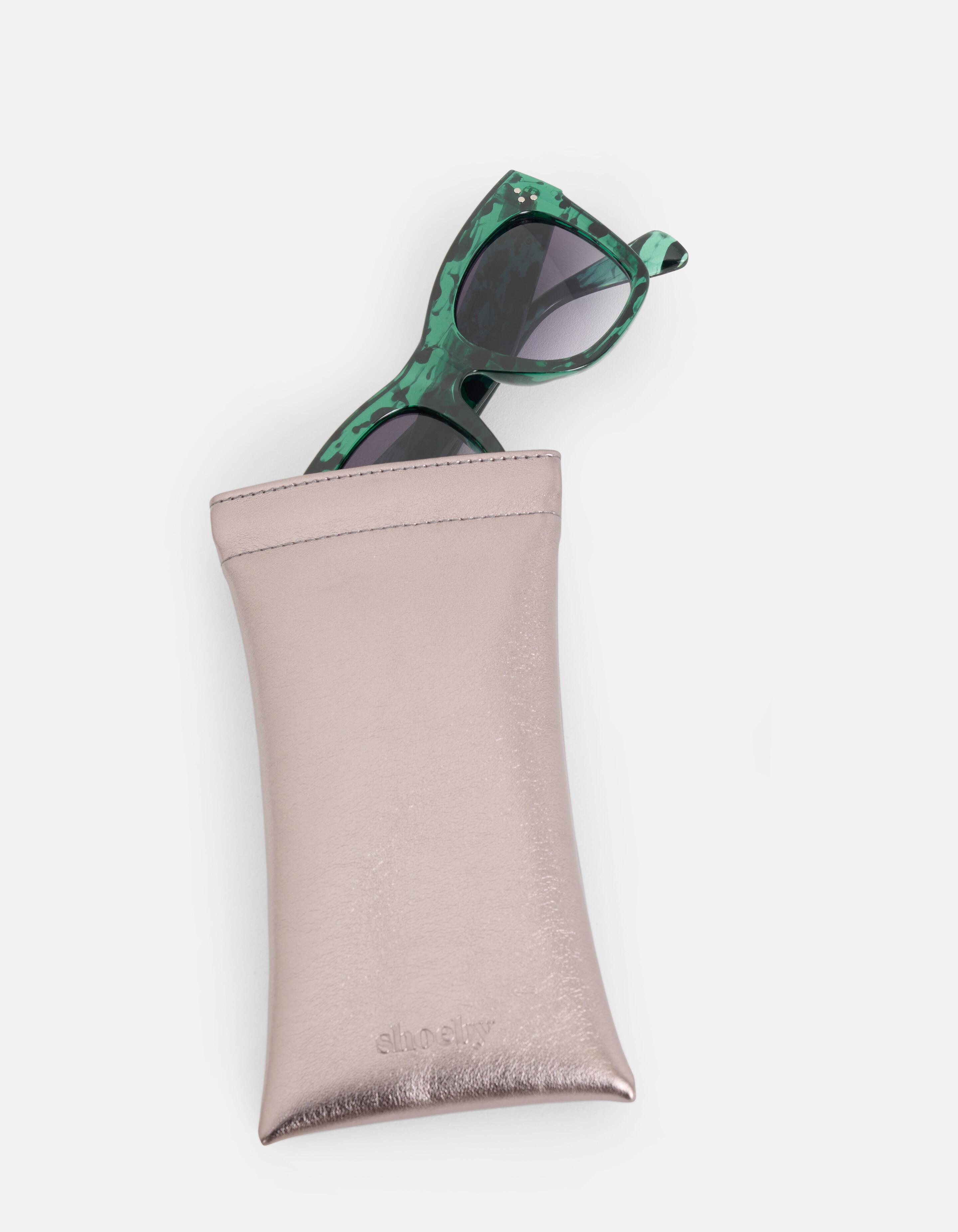 Große Cateye-Sonnenbrille Grün SHOEBY ACCESSOIRES