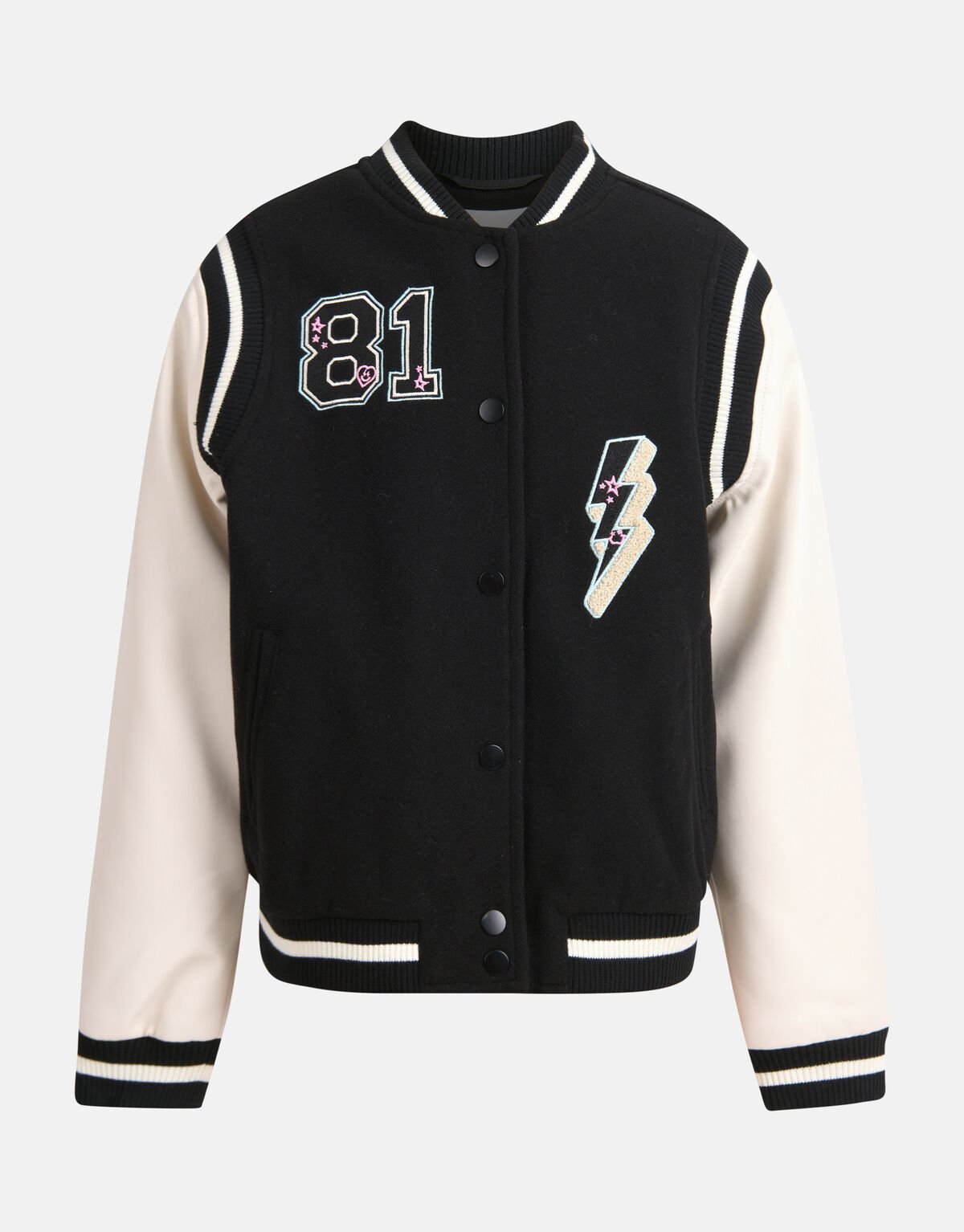 Varsity Jacke Schwarz SHOEBY GIRLS