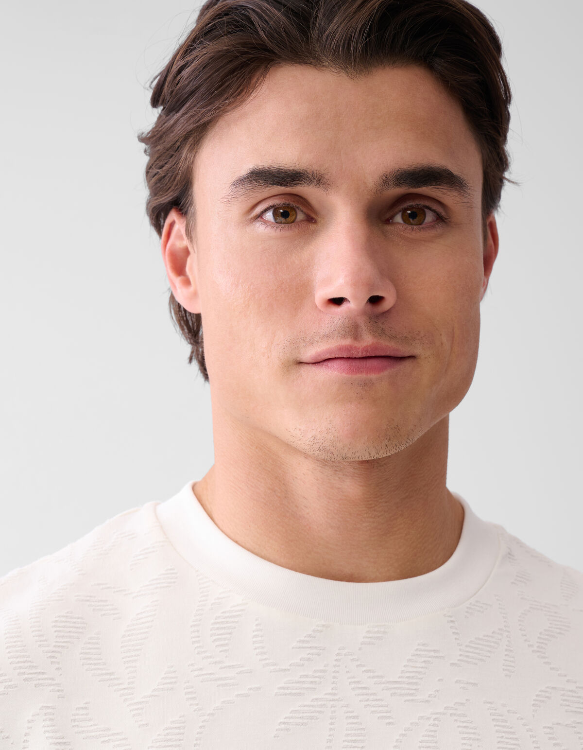 Strukturiertes T-shirt Off White SHOEBY MEN