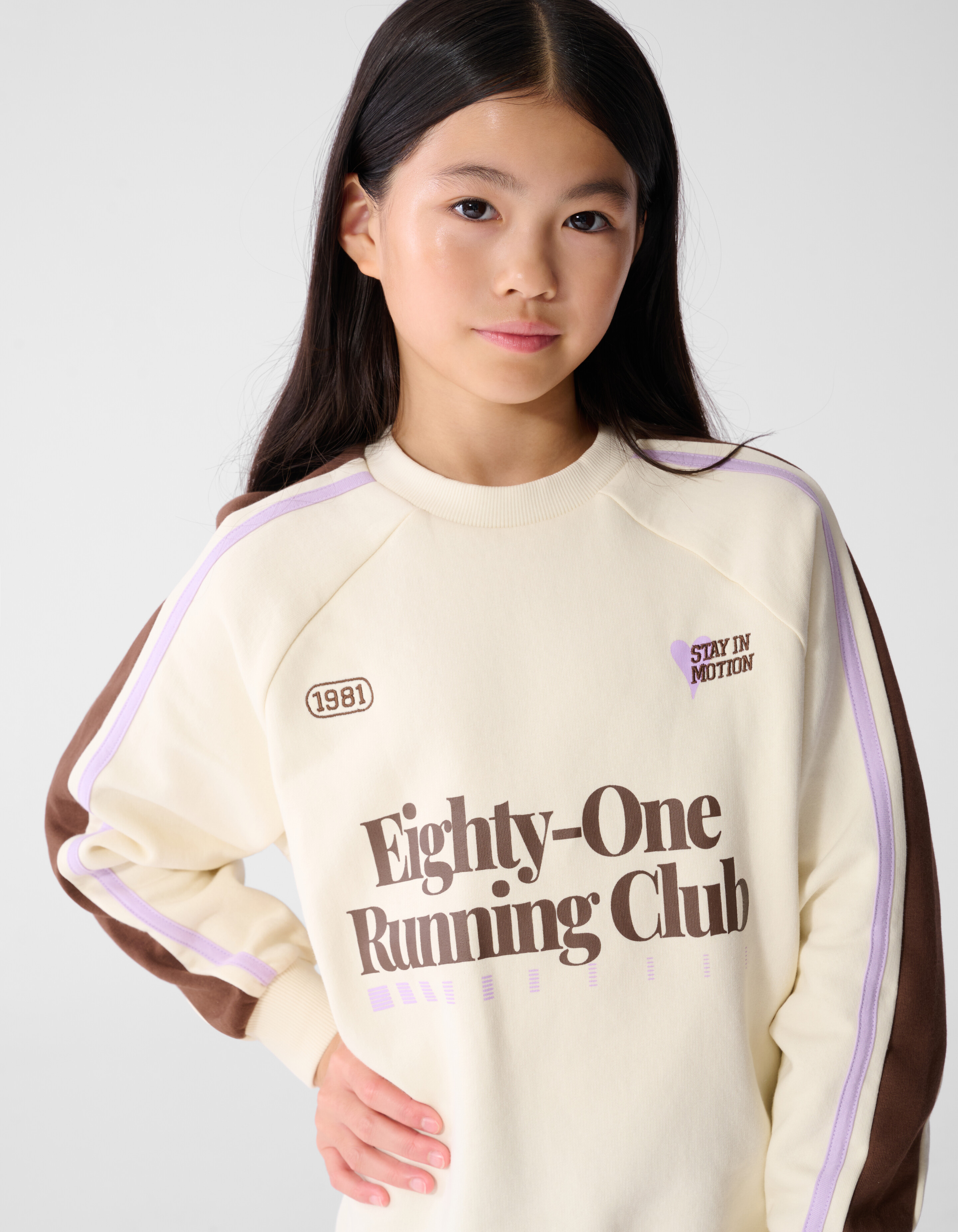 Gro&szlig;er Sportpullover in Off-White SHOEBY GIRLS