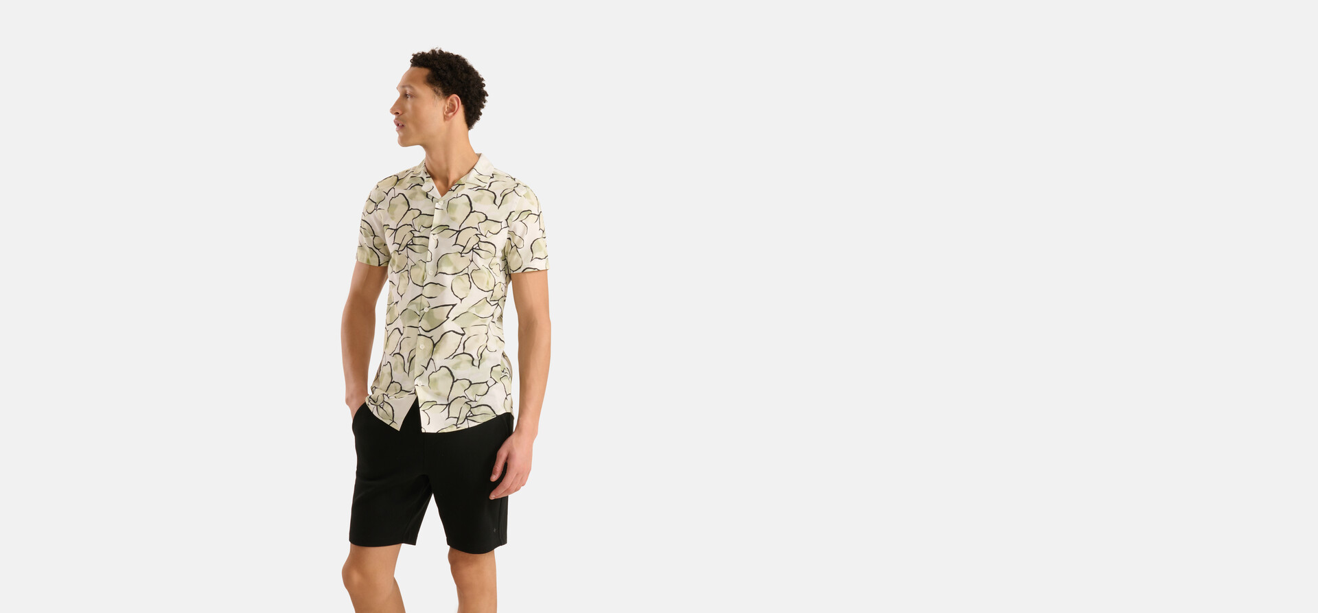 Artwork Shirt Hellgrün SHOEBY MEN