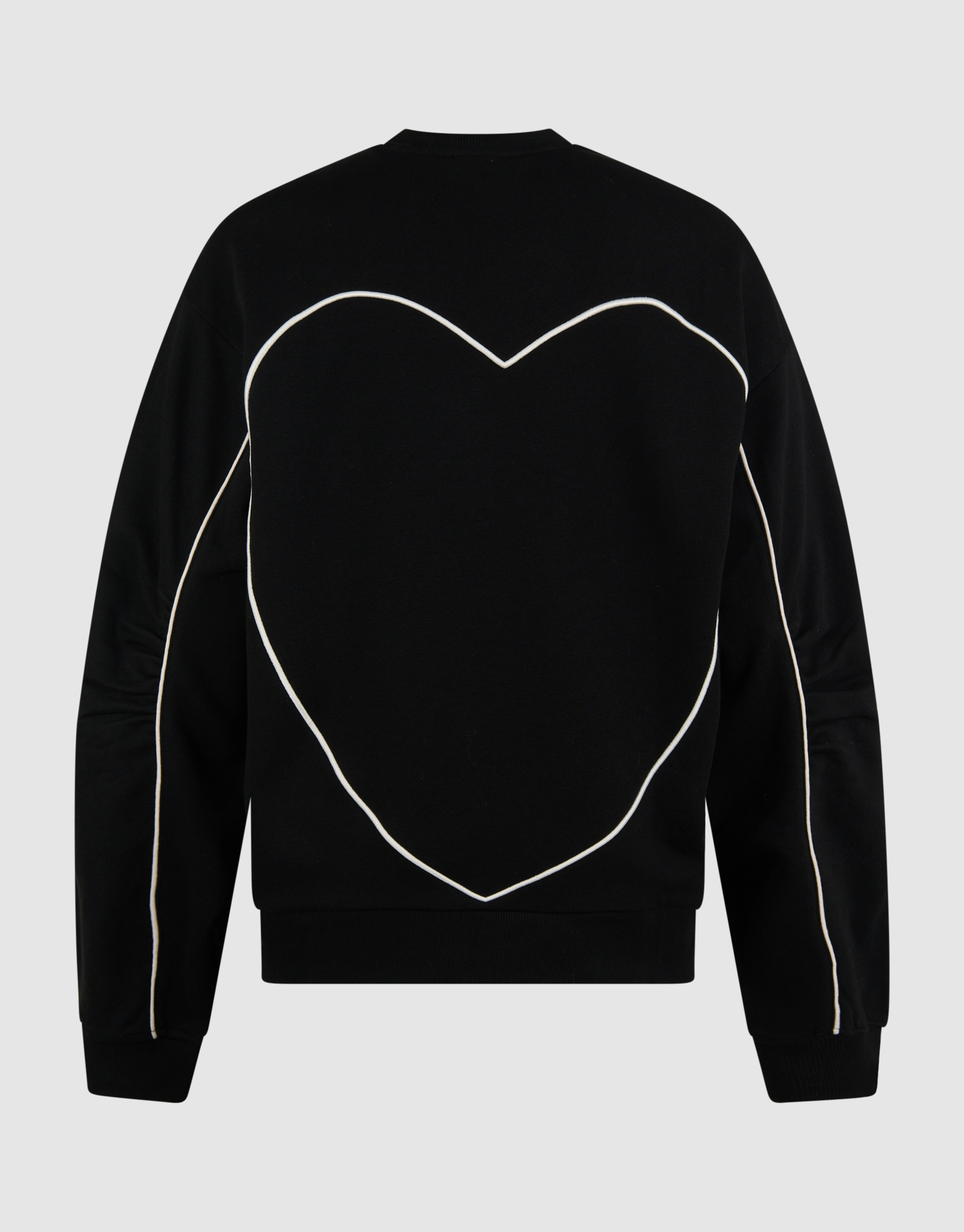 Pullover mit Herz-Artwork Schwarz SHOEBY WOMEN