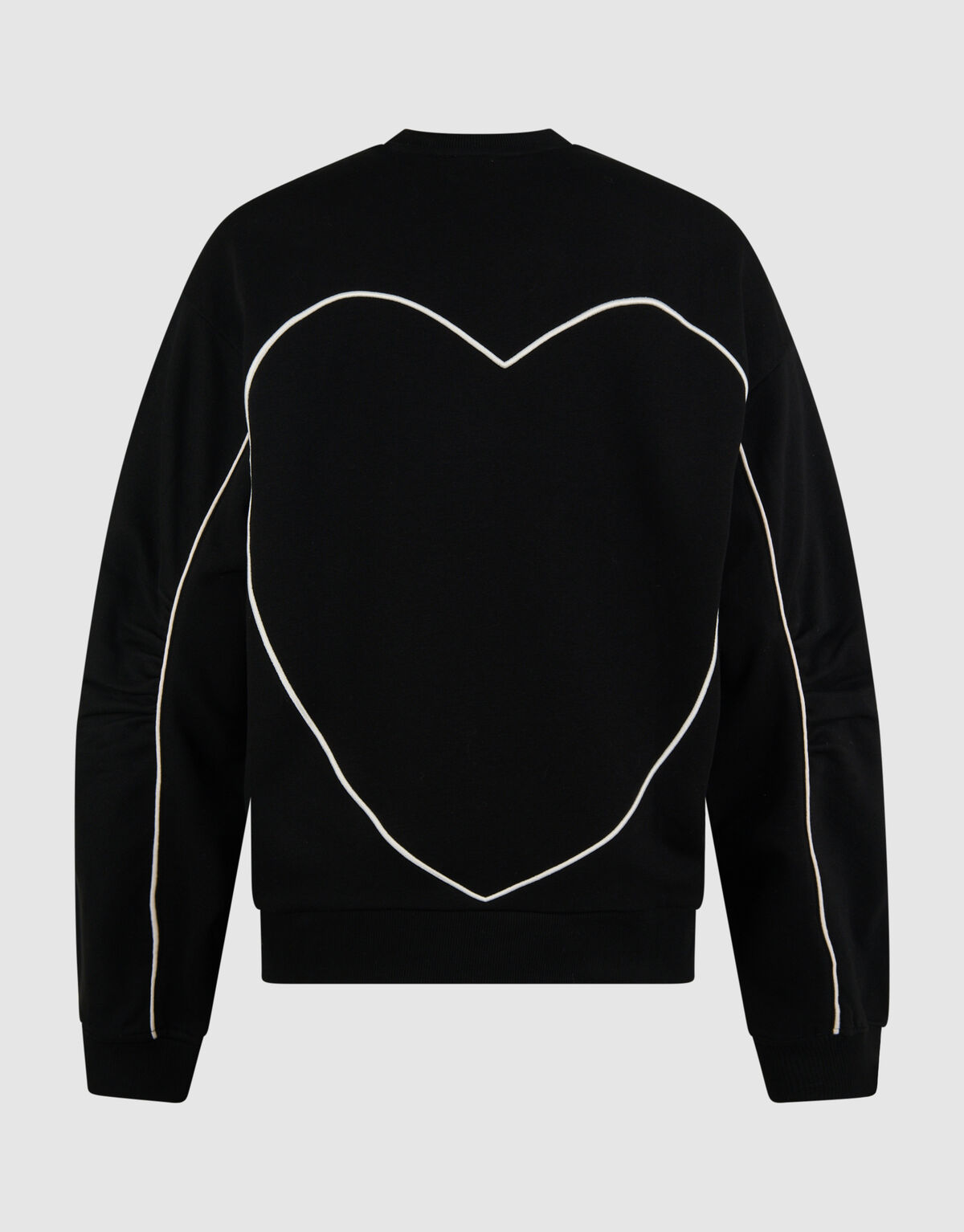 Pullover mit Herz-Artwork Schwarz SHOEBY WOMEN