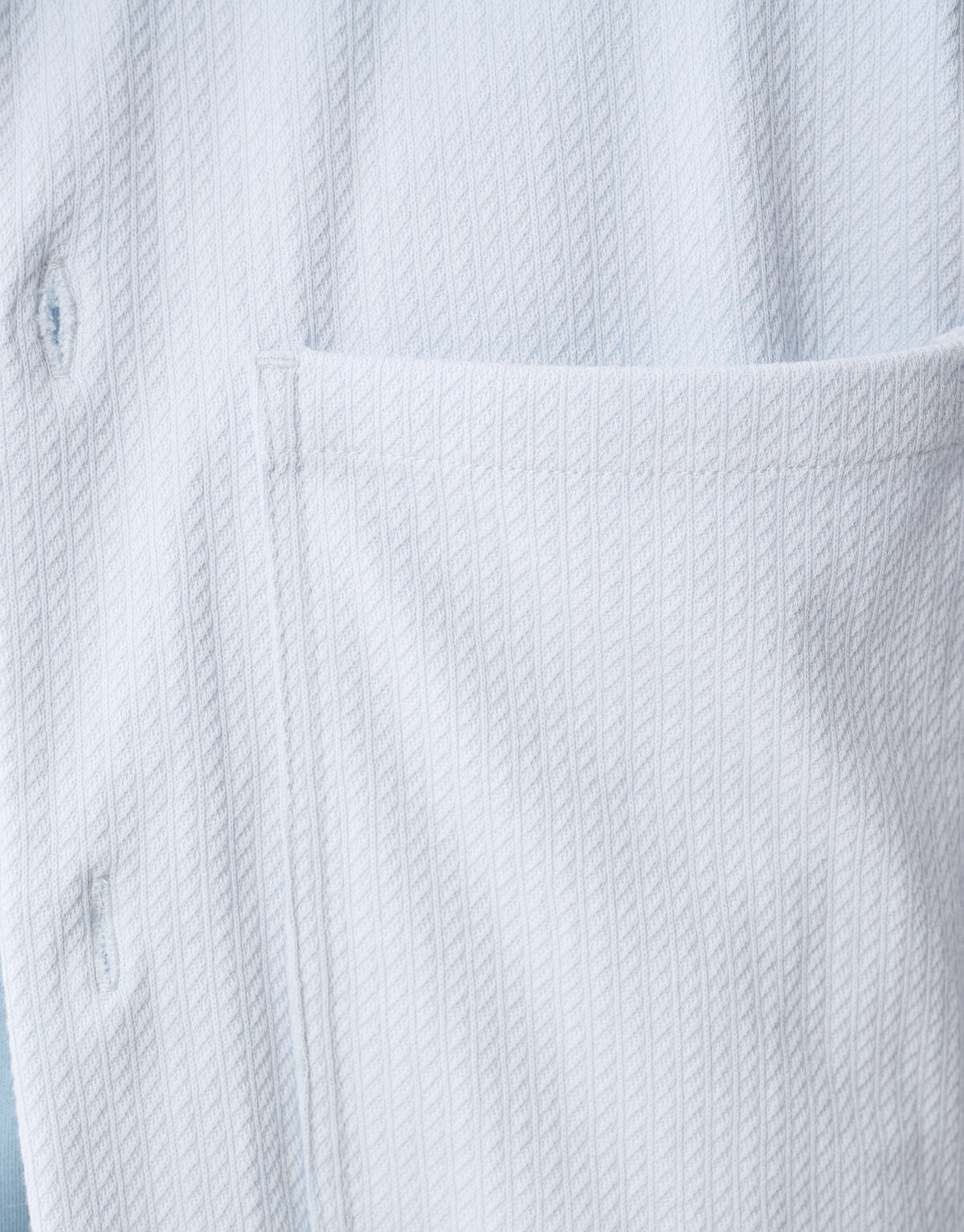 Strukturiertes Overshirt Hellblau SHOEBY MEN