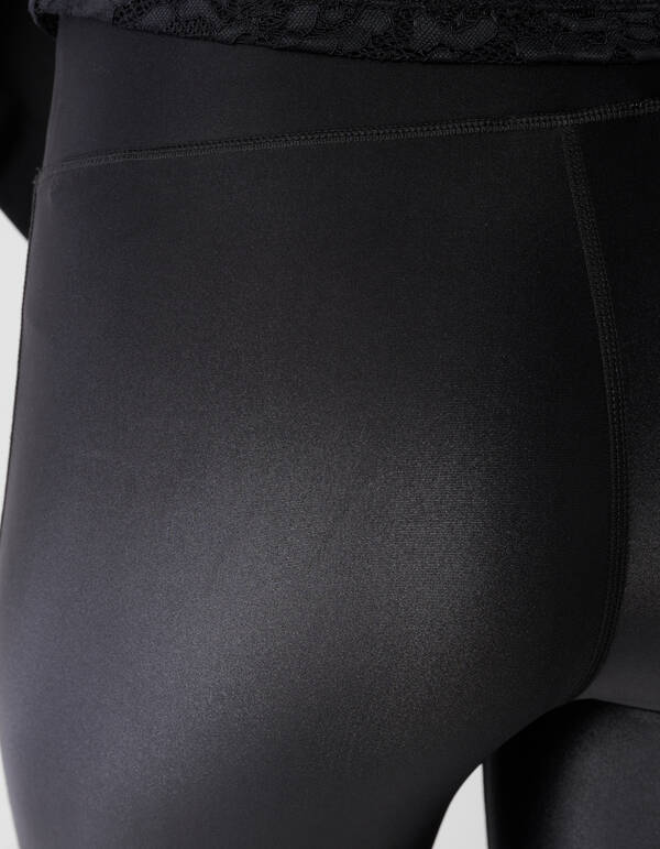 Glänzende Leggings Schwarz SHOEBY WOMEN