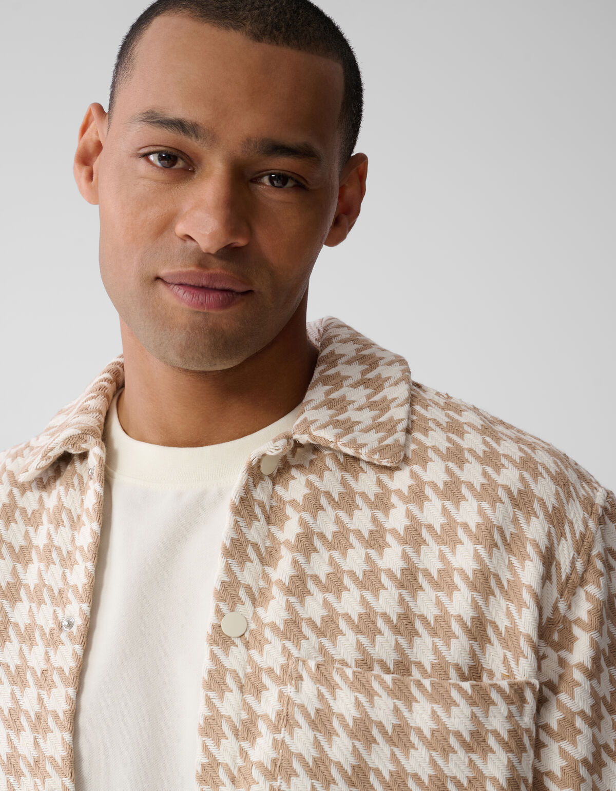 Ruiten Overshirt Sand SHOEBY MEN