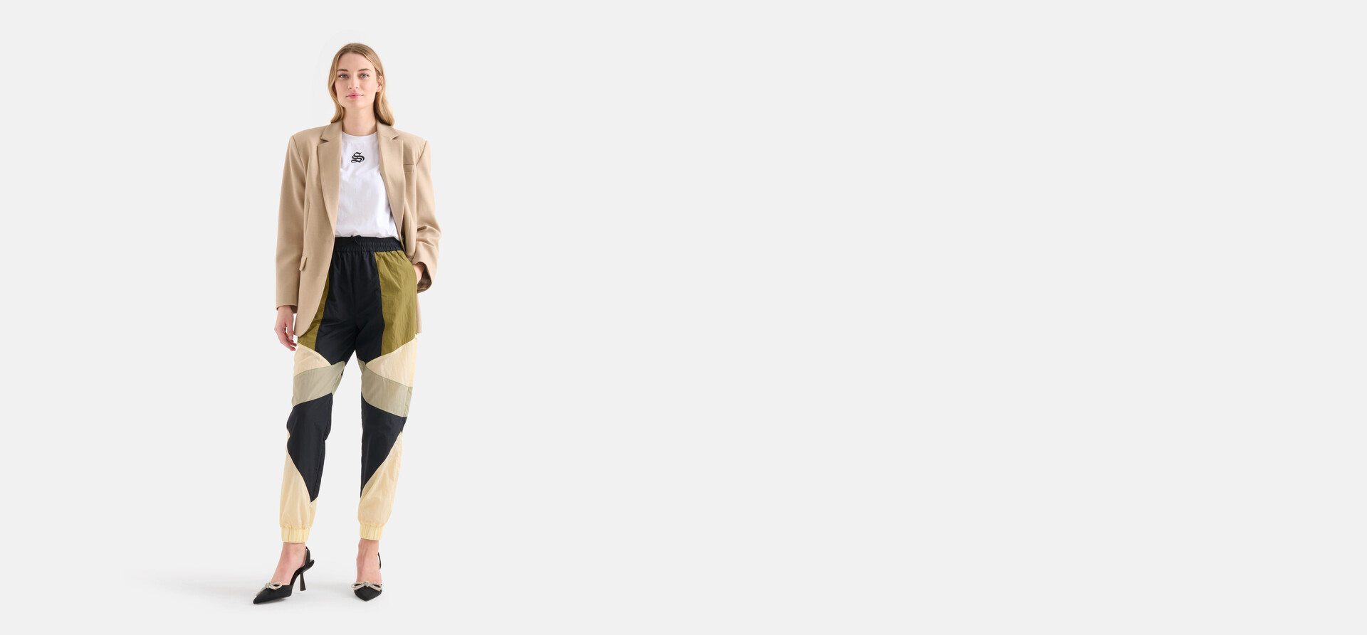 Colorblock Fallschirmhose SHOEBY WOMEN