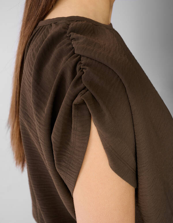 Gek&uuml;rzte Twist-Top Braun SHOEBY WOMEN