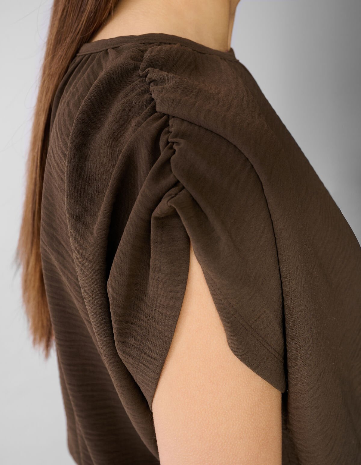 Gek&uuml;rzte Twist-Top Braun SHOEBY WOMEN