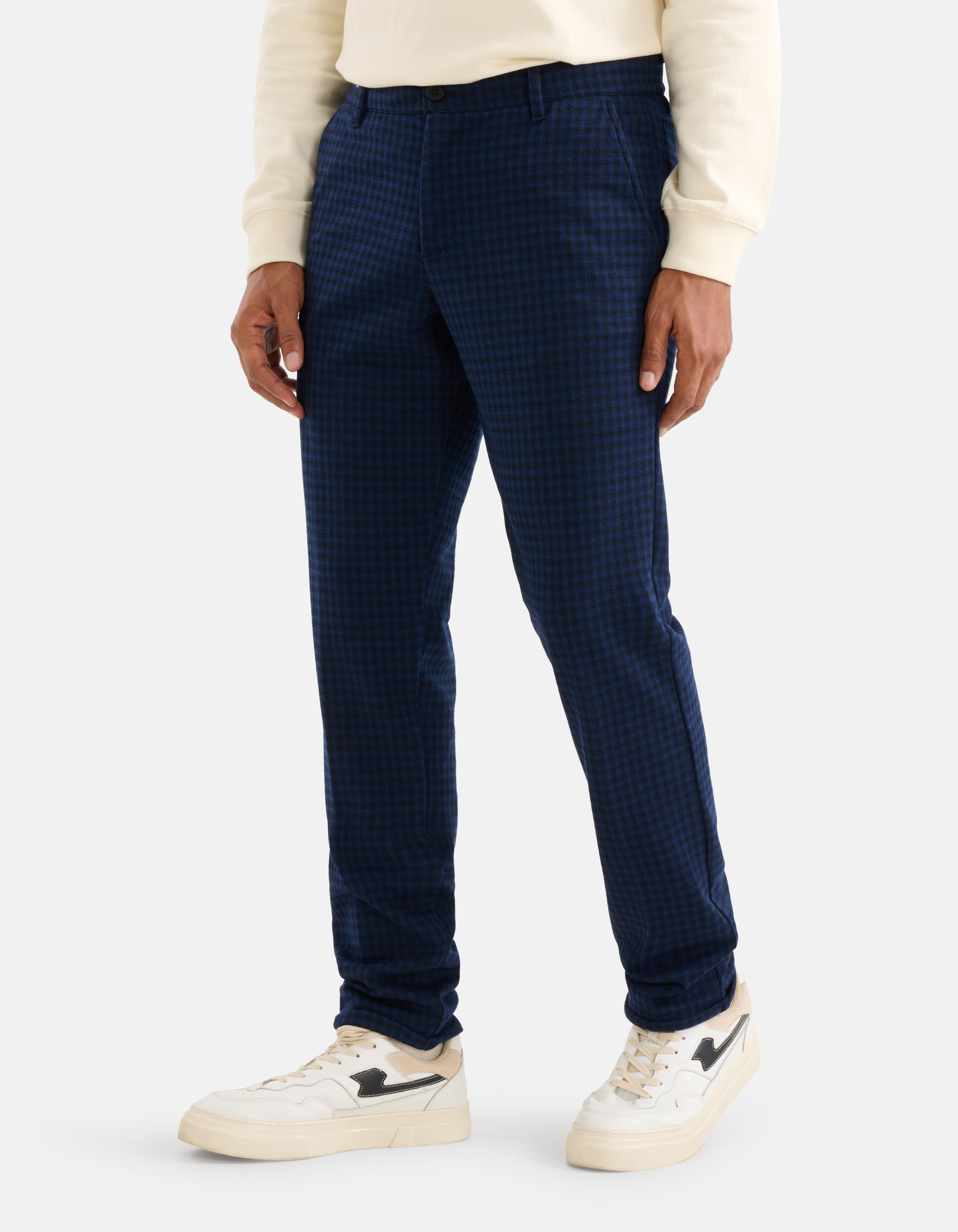 Karo-Hose Dunkelblau SHOEBY MEN