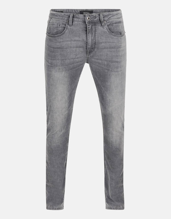 Slim Jeans Hellgrau L&auml;nge 34 Refill
