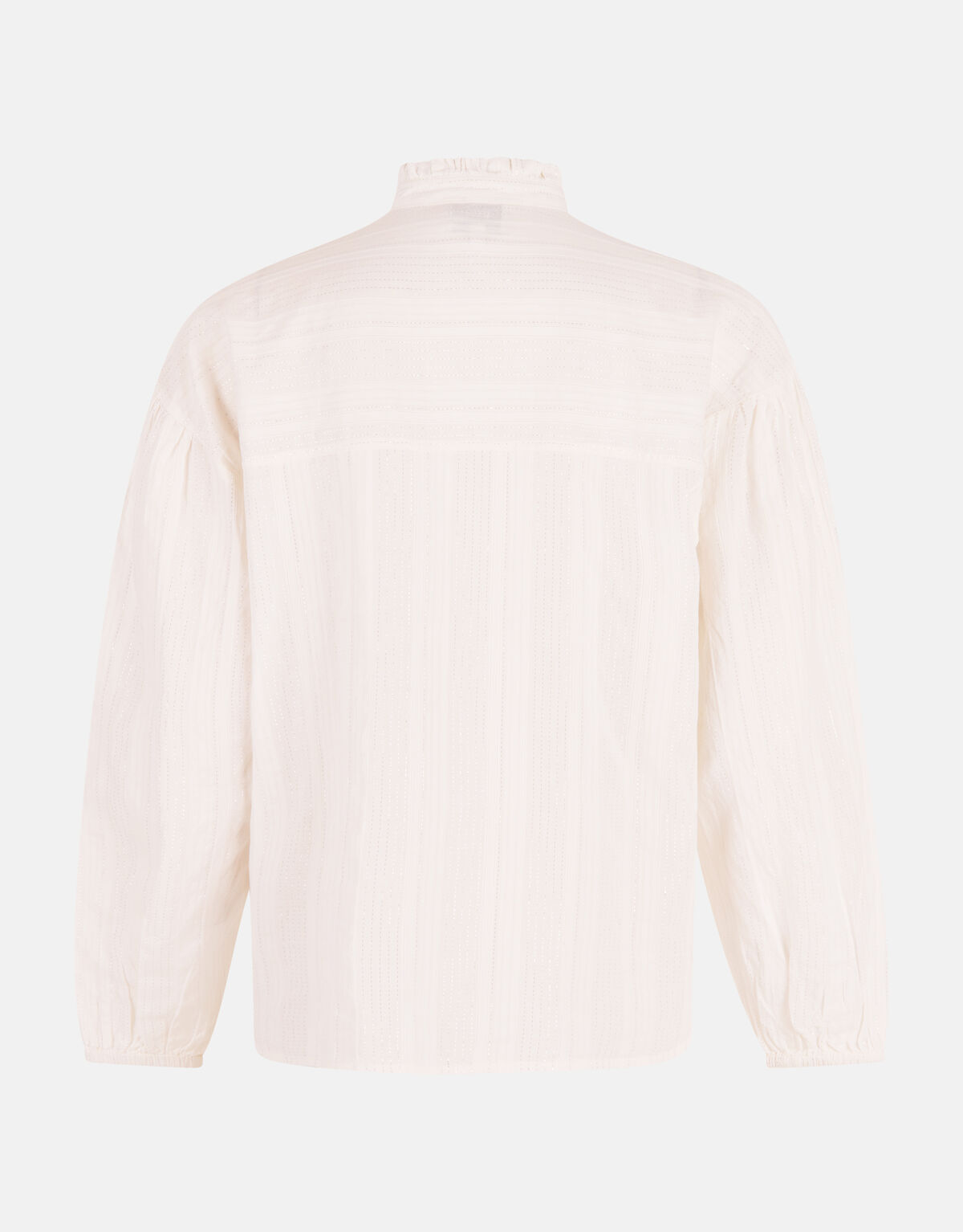 Gestreifte Lurexbluse Off White SHOEBY WOMEN