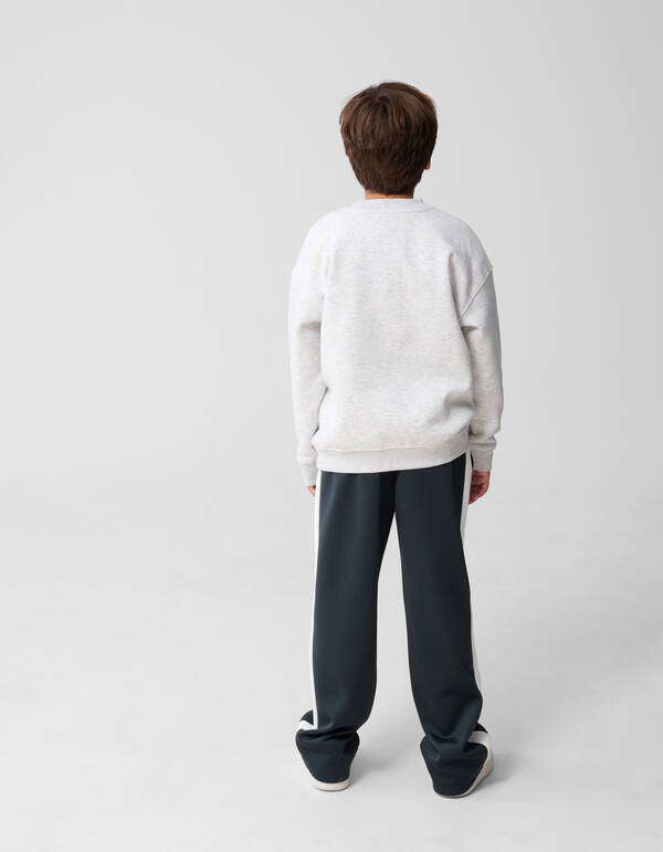 Good Mood Artwork Pullover Hellgrau SHOEBY BOYS