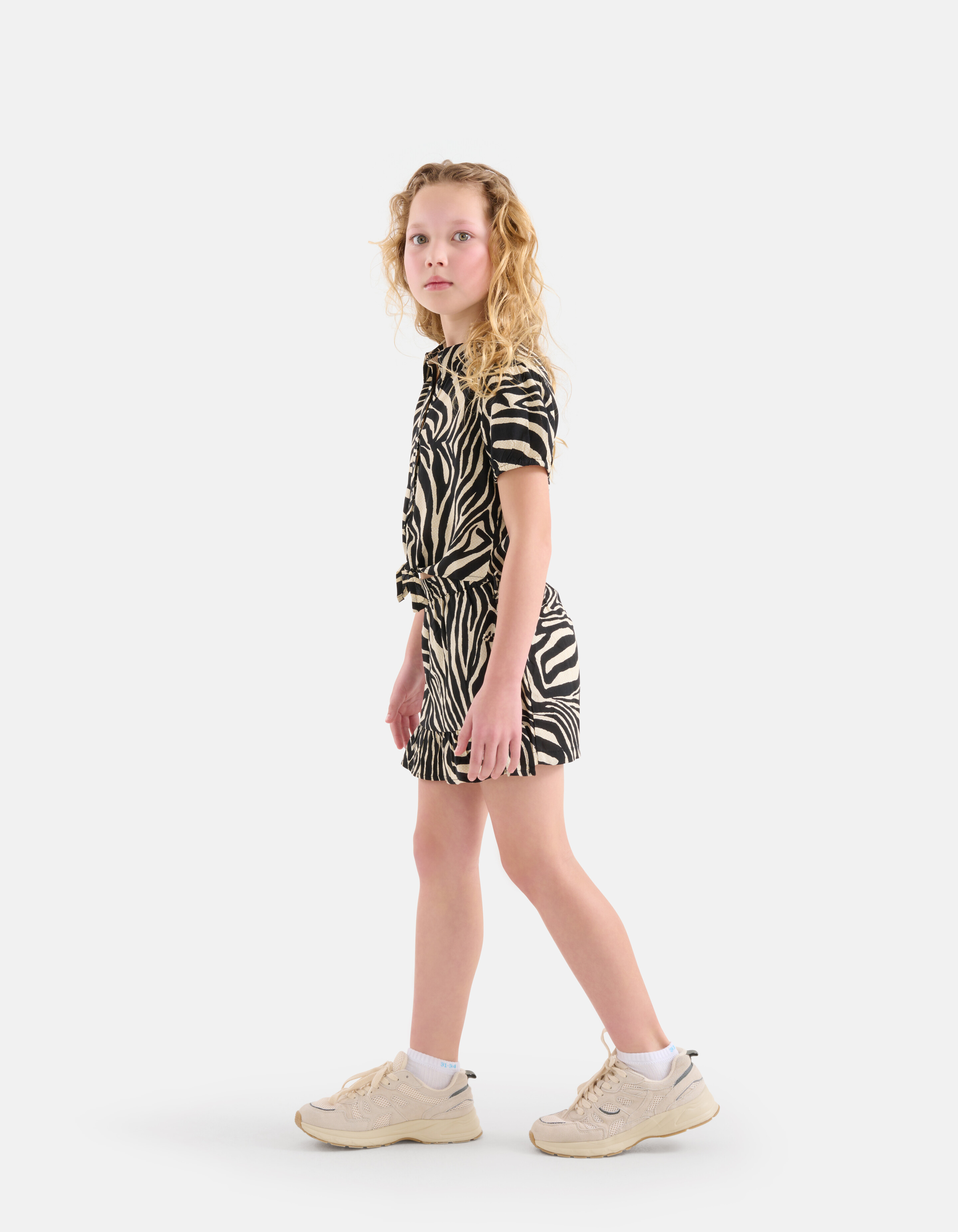 Zebra Skort Schwarz/ Off-white SHOEBY GIRLS